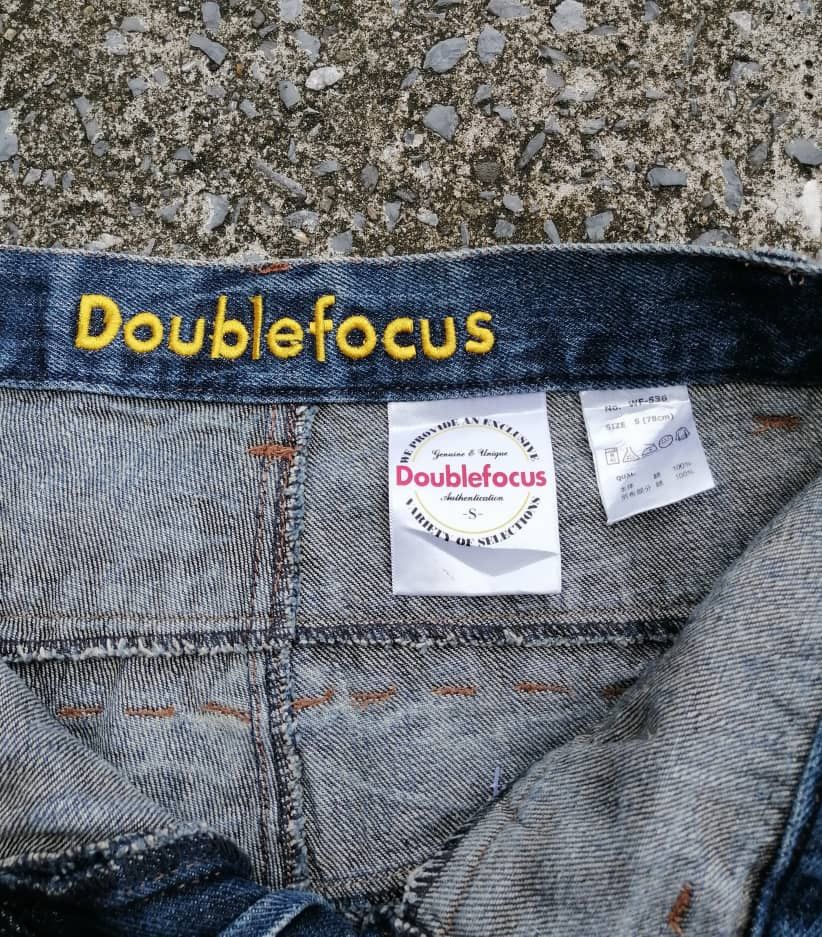 Designer × Japanese Brand Double Focus Slim Cut Double Waist Denim Jeans Size US 28 / EU 44 - 4 Thumbnail