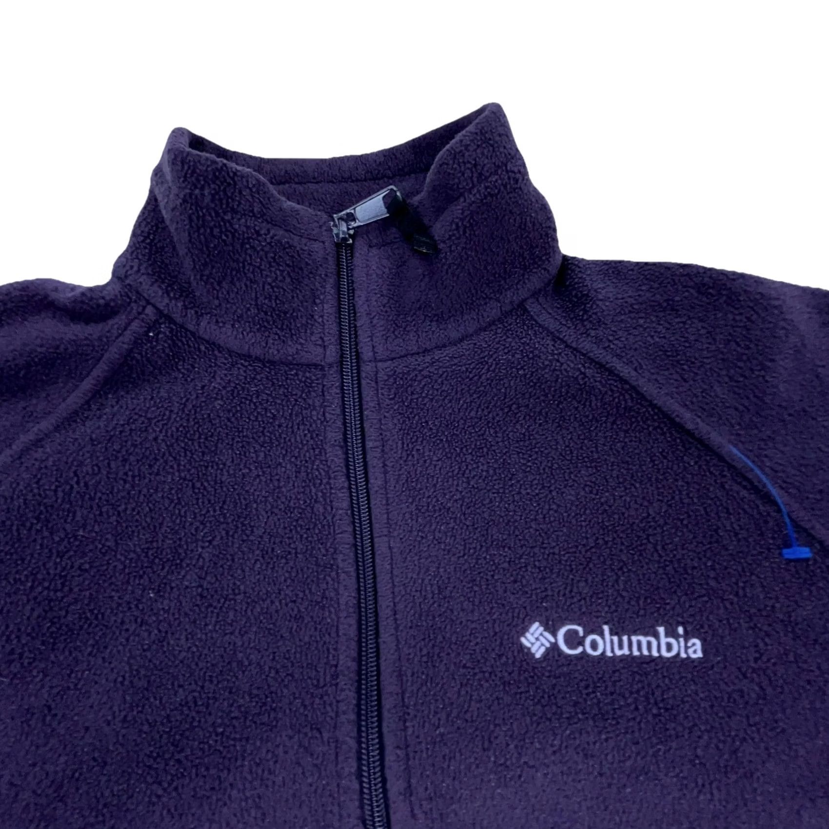 Layer 8 Columbia Fleece Jacket Women Small Purple Sweater Coat Layer Outdoors Hiking A7 Size S / US 4 / IT 40 - 3 Thumbnail