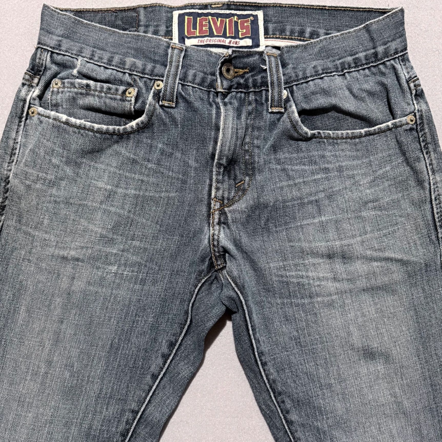 Levi's Levi's 511 Skinny Jeans Men's Blue Denim Pockets Classic Slim Fit - 31x32 Size US 31 - 2 Thumbnail