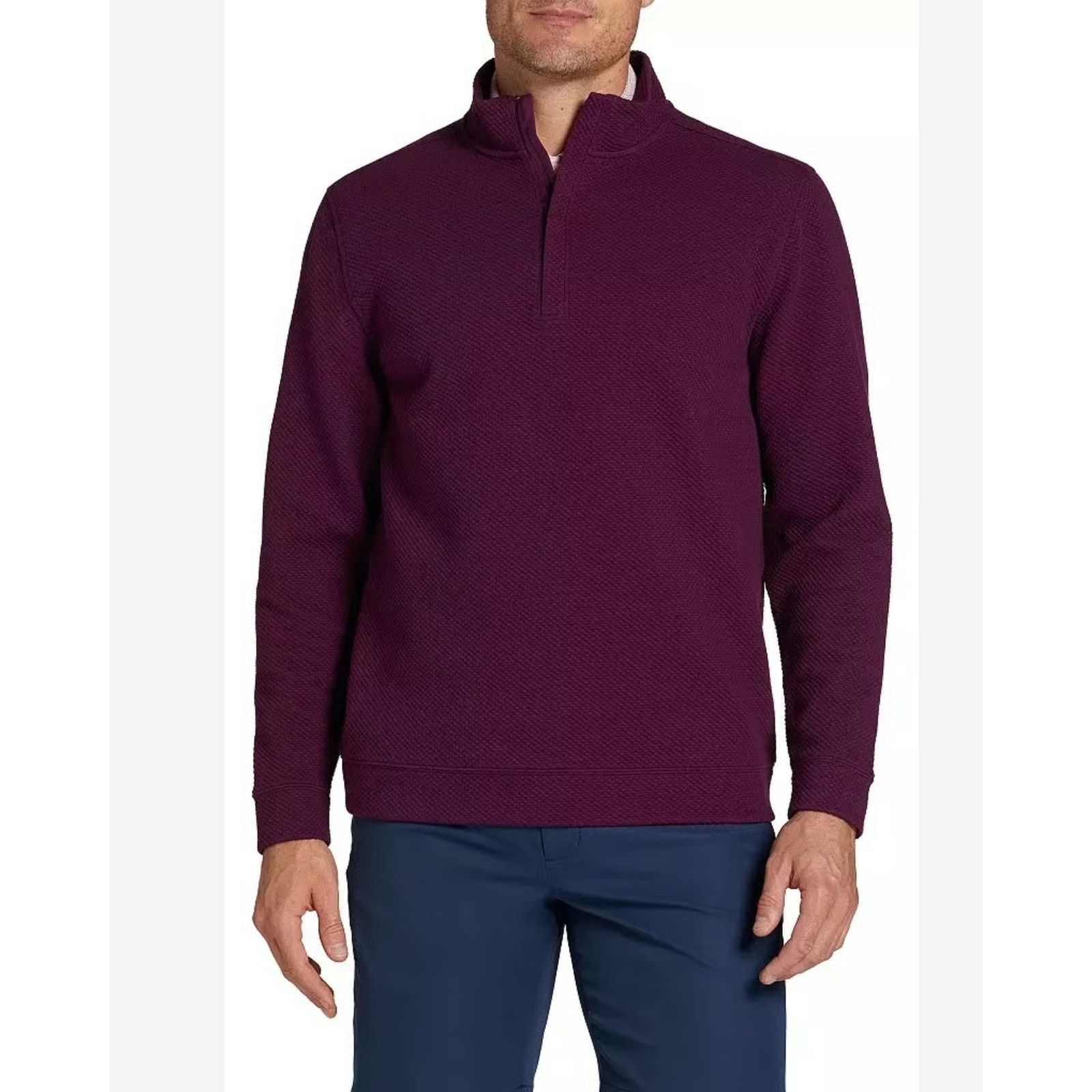 Other NWT Walter Hagen Clubhouse Textured 1/4 Zip Golf Pullover SM Size US S / EU 44-46 / 1 - 3 Thumbnail