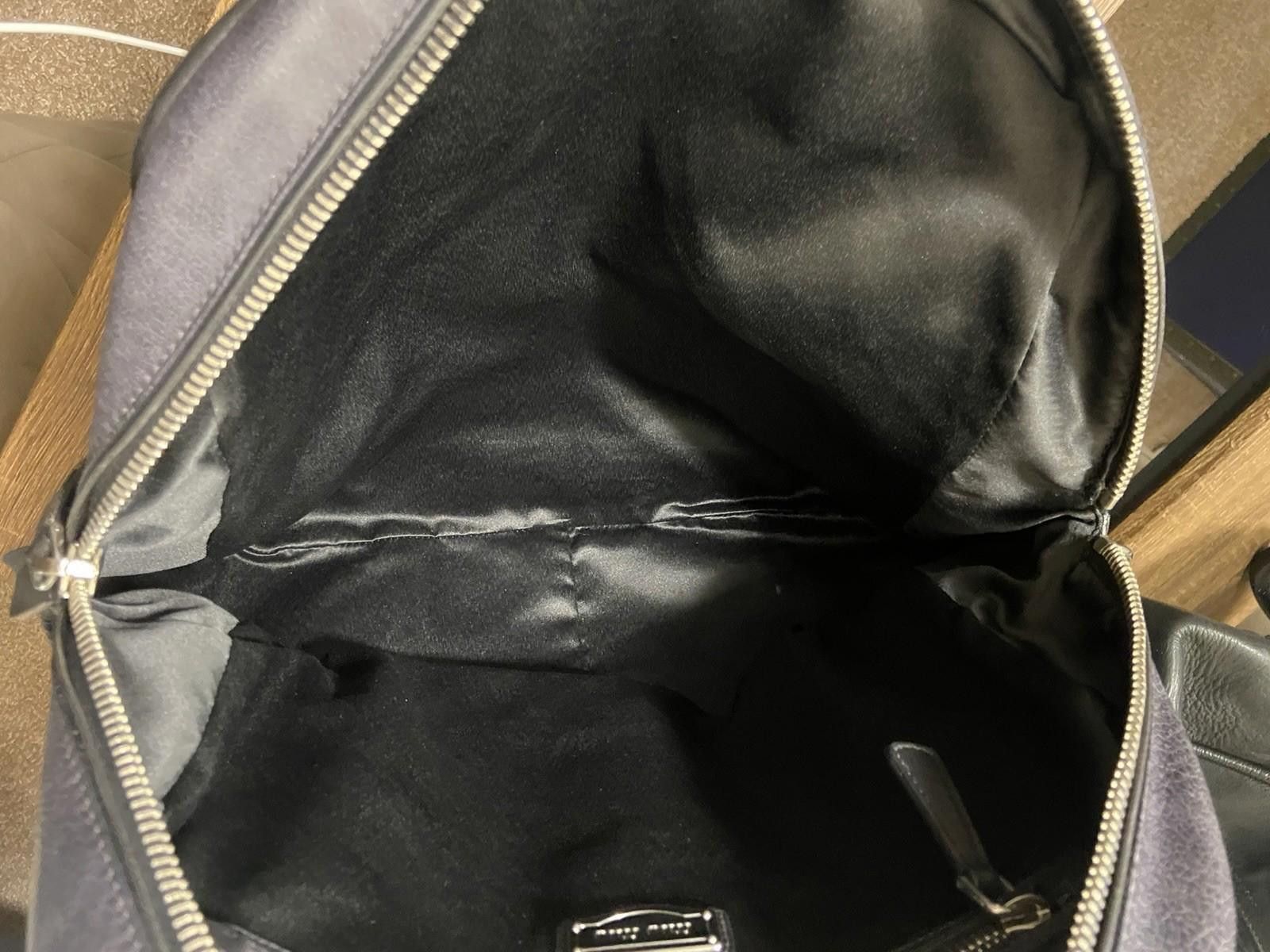 Miu Miu Rare Miu Miu Black Leather Laser Cutout Bowling Tote Handbag Size ONE SIZE - 12 Thumbnail