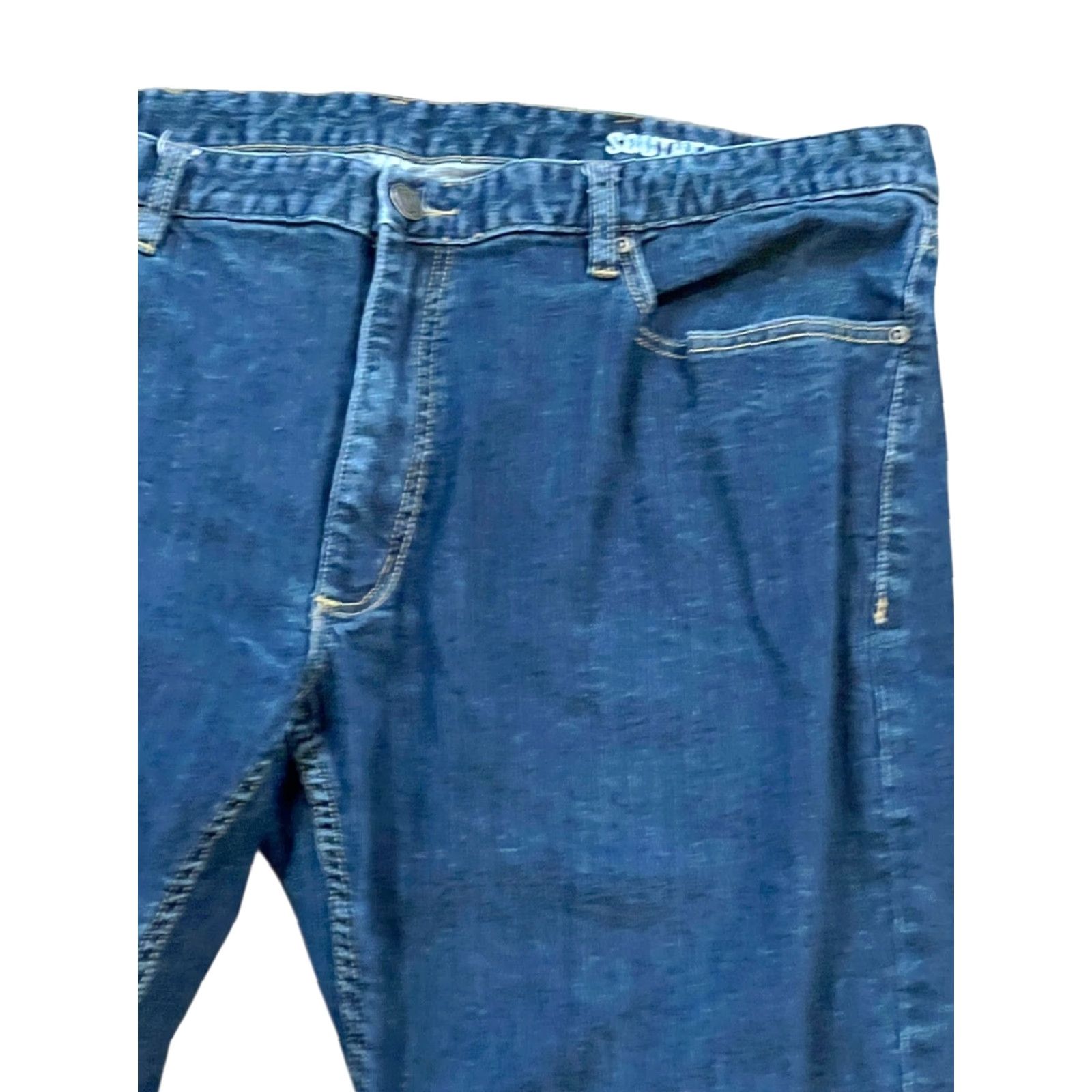 Southern Tide Southern Tide Jeans Charleston Fit Dark Wash Denim 40x32 Mens Jeans 5-Pocket Design Blue Denim Straight City Style 40 Inseam 32 Inseam (READ) Size US 40 / EU 56 - 6 Thumbnail