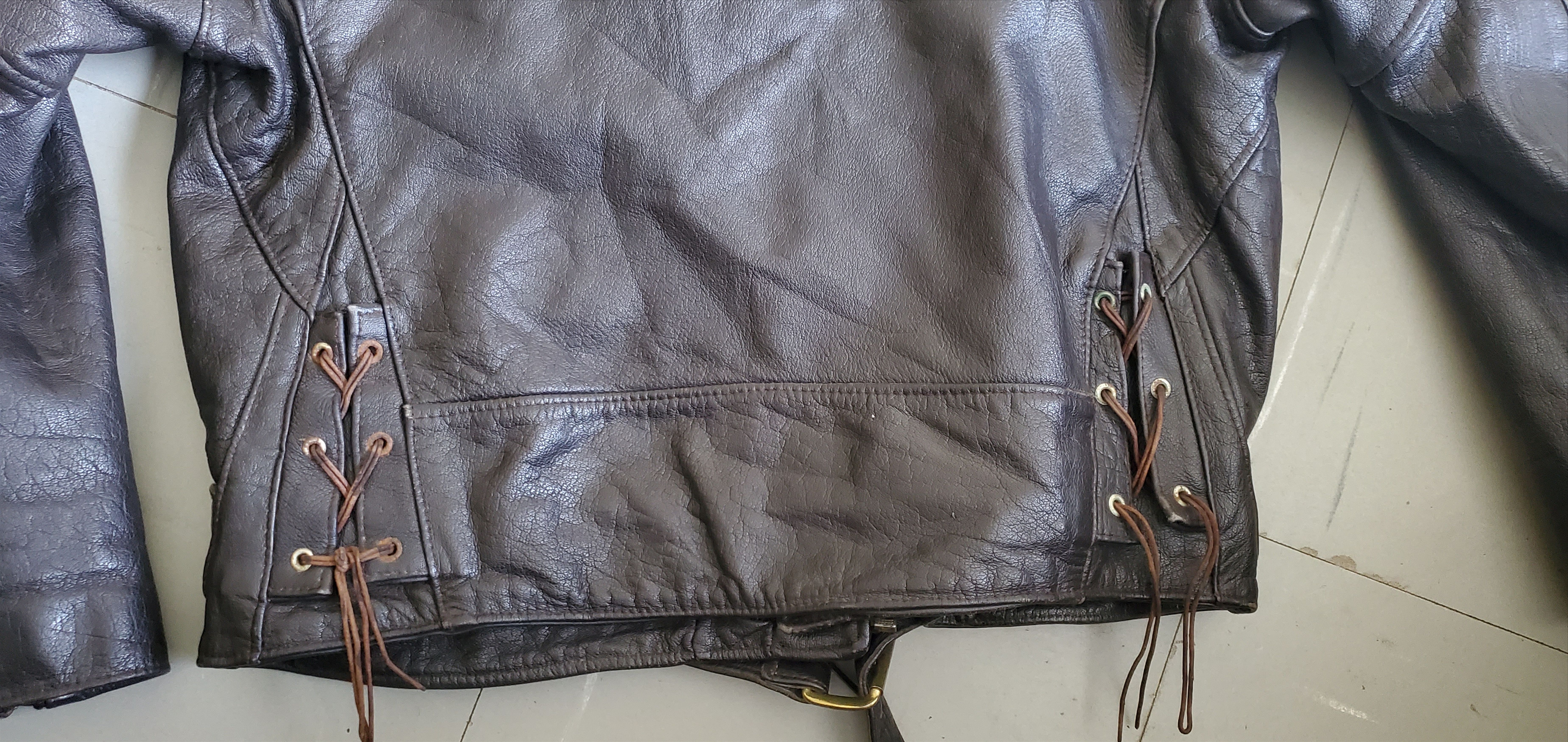 Other Vintage Indianna City Brown Leather Motorcycle Jacket Size US M / EU 48-50 / 2 - 5 Thumbnail