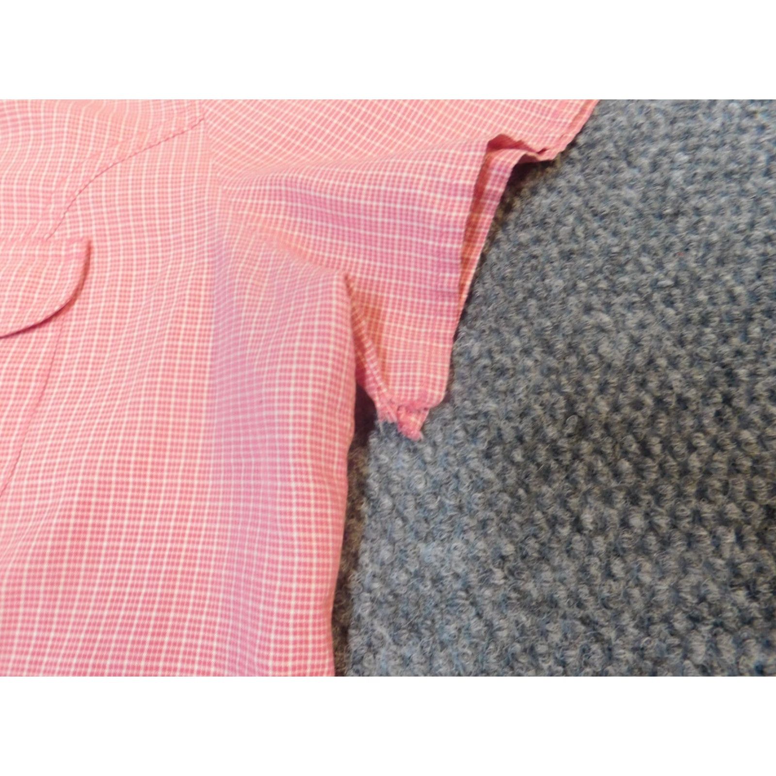 Croft & Barrow Croft & Barrow Womens Blouse Red Plaid Button-Up Large L Short Sleeve Collared Logo Basic Shirt Womens Size L Red Size L / US 10 / IT 46 - 4 Thumbnail