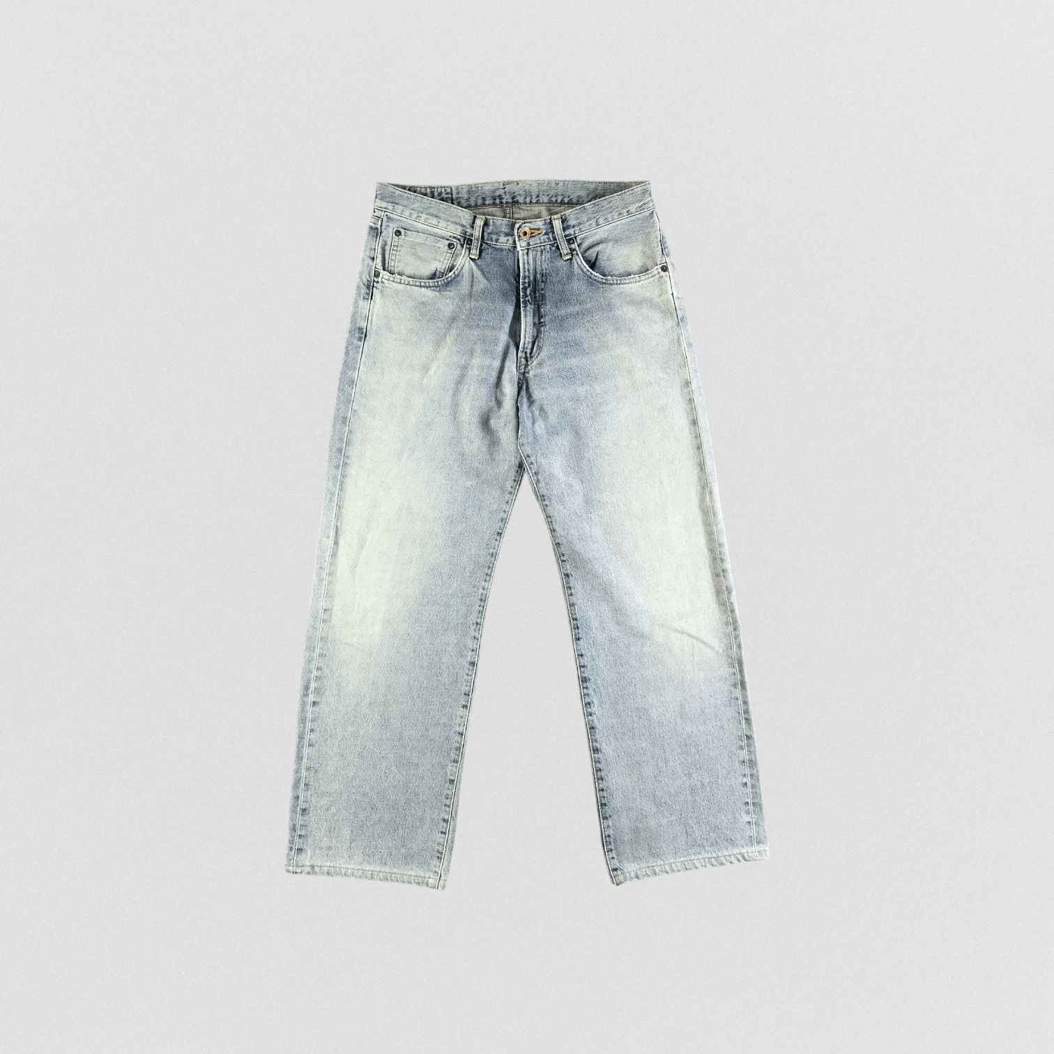 Edwin Vintage Light Wash Edwin 505 Selvedge Jeans-JM3634 Size US 33 - 1 Thumbnail