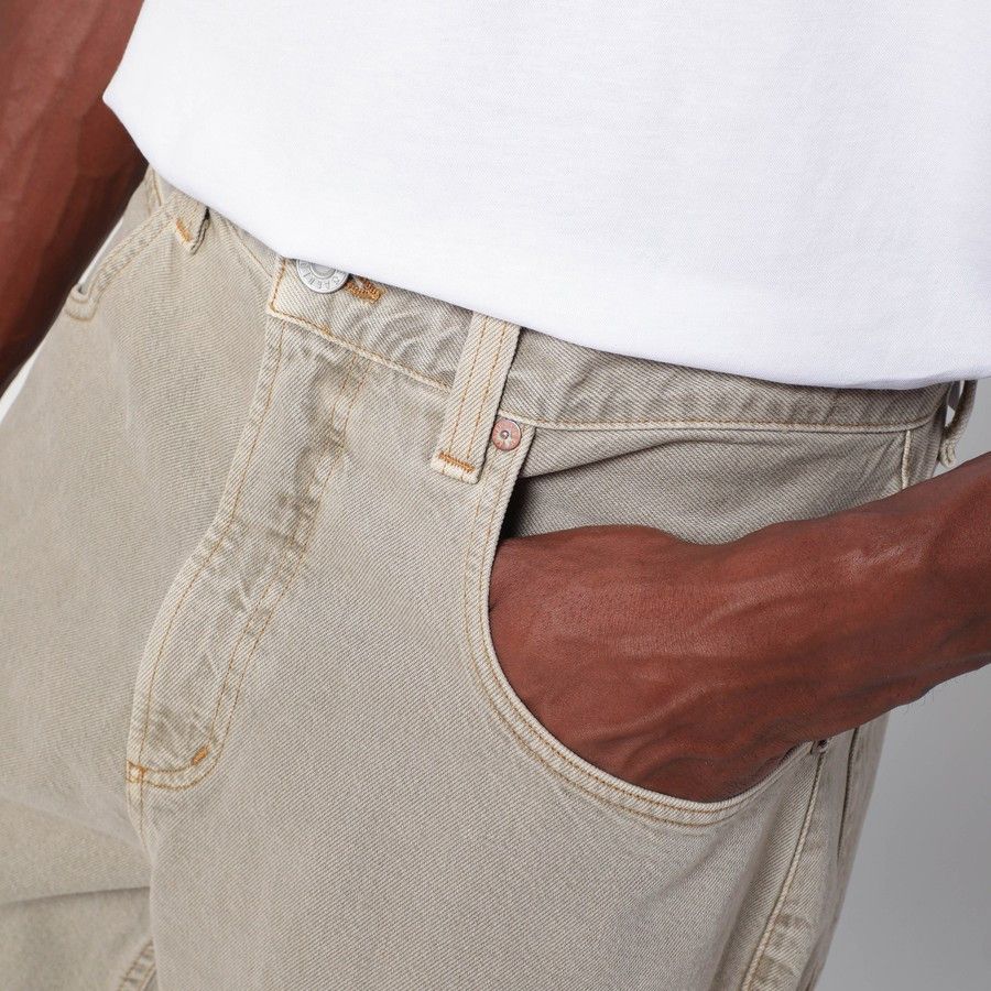 Agolde o1d2blof1025 Denim Jeans in Beige Size US 29 - 5 Thumbnail