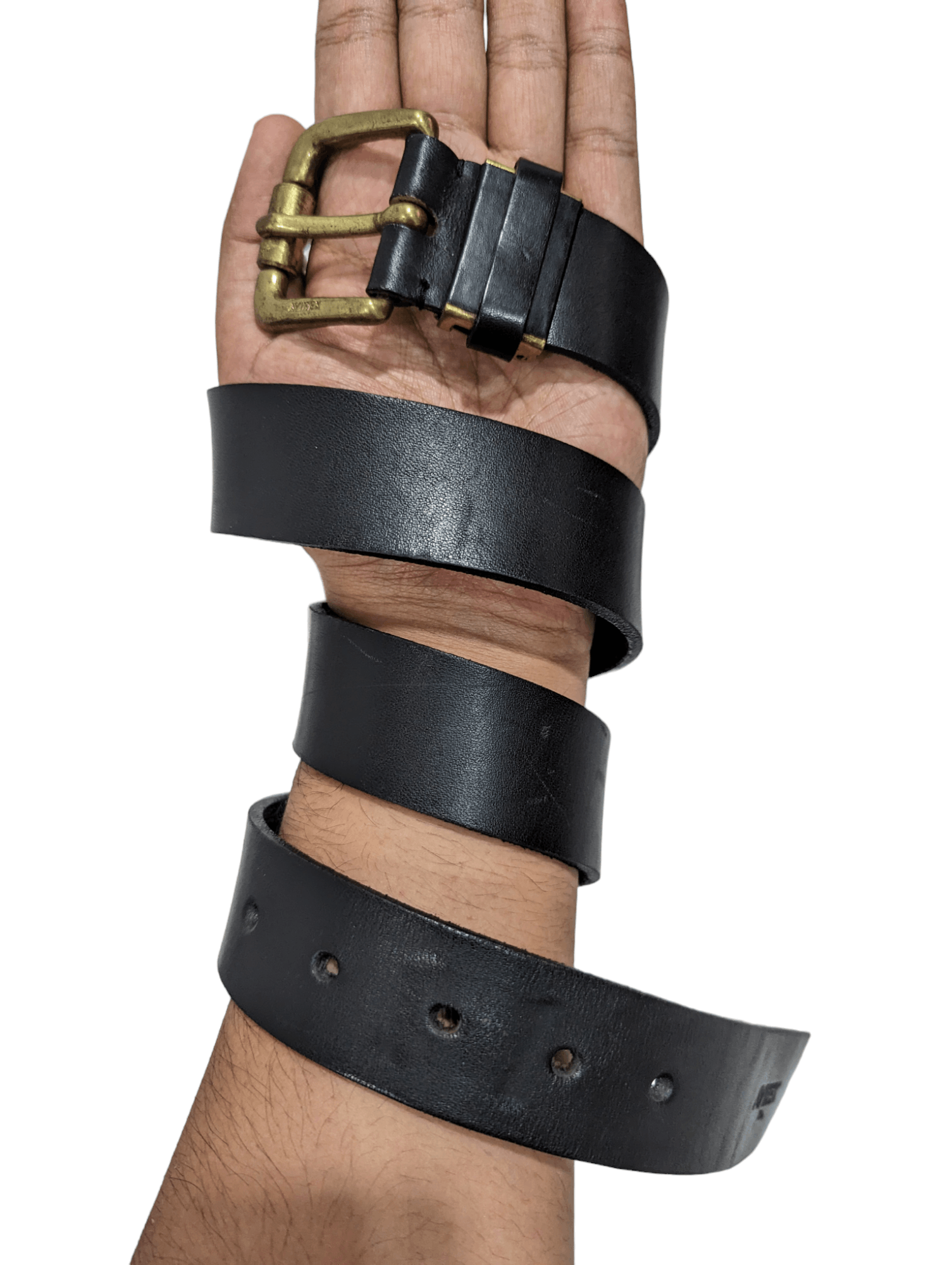 Leather AVIREX LEATHER BELT Size 40 - 2 Thumbnail