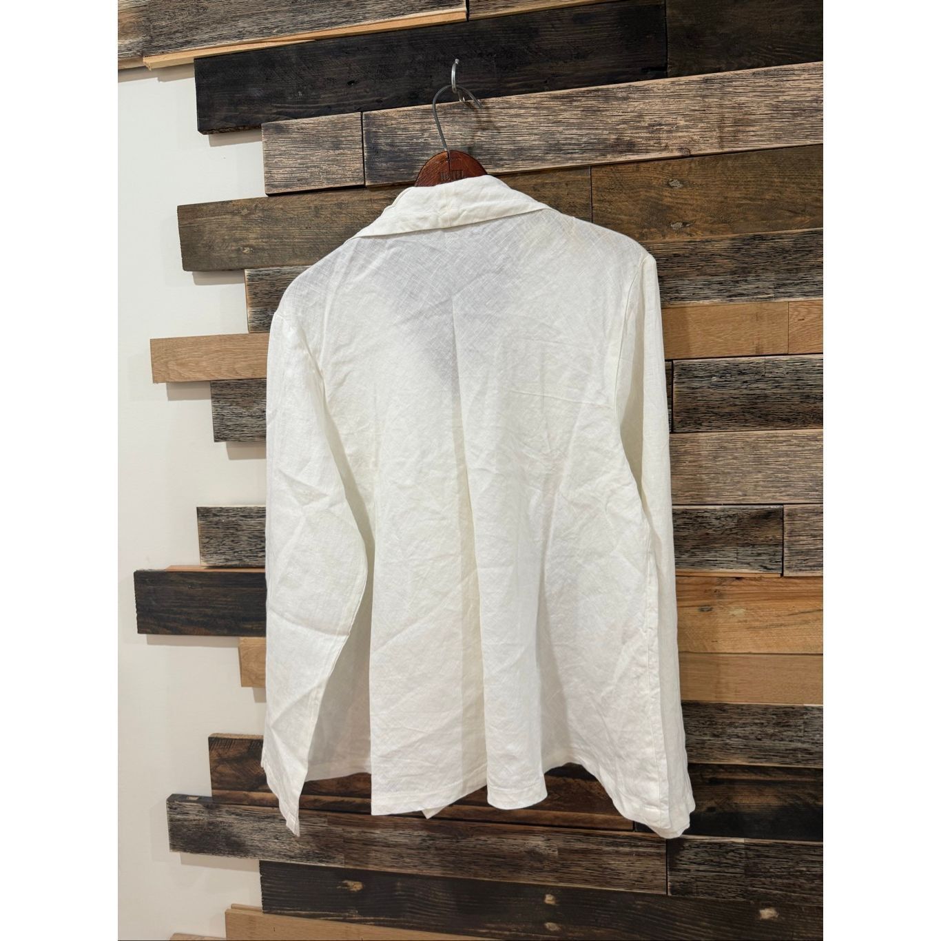 FLAX Flax button front linen blouse/ jacket sz M Size M / US 6-8 / IT 42-44 - 2 Thumbnail