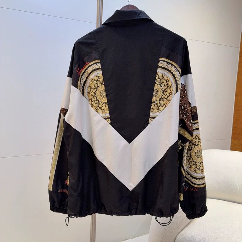 Versace Versace Color-blocked zip jacket coat Size US M / EU 48-50 / 2 - 2 Thumbnail