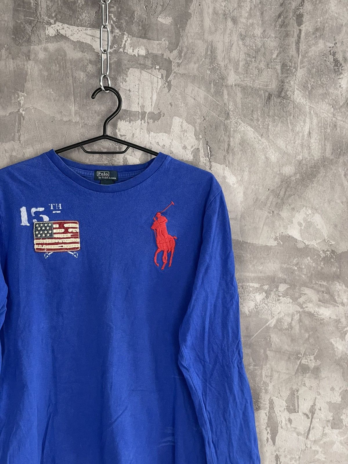 Polo Ralph Lauren × Ralph Lauren × Vintage Polo Ralph Lauren USA Y2K Long Sleeve Size US S / EU 44-46 / 1 - 4 Thumbnail