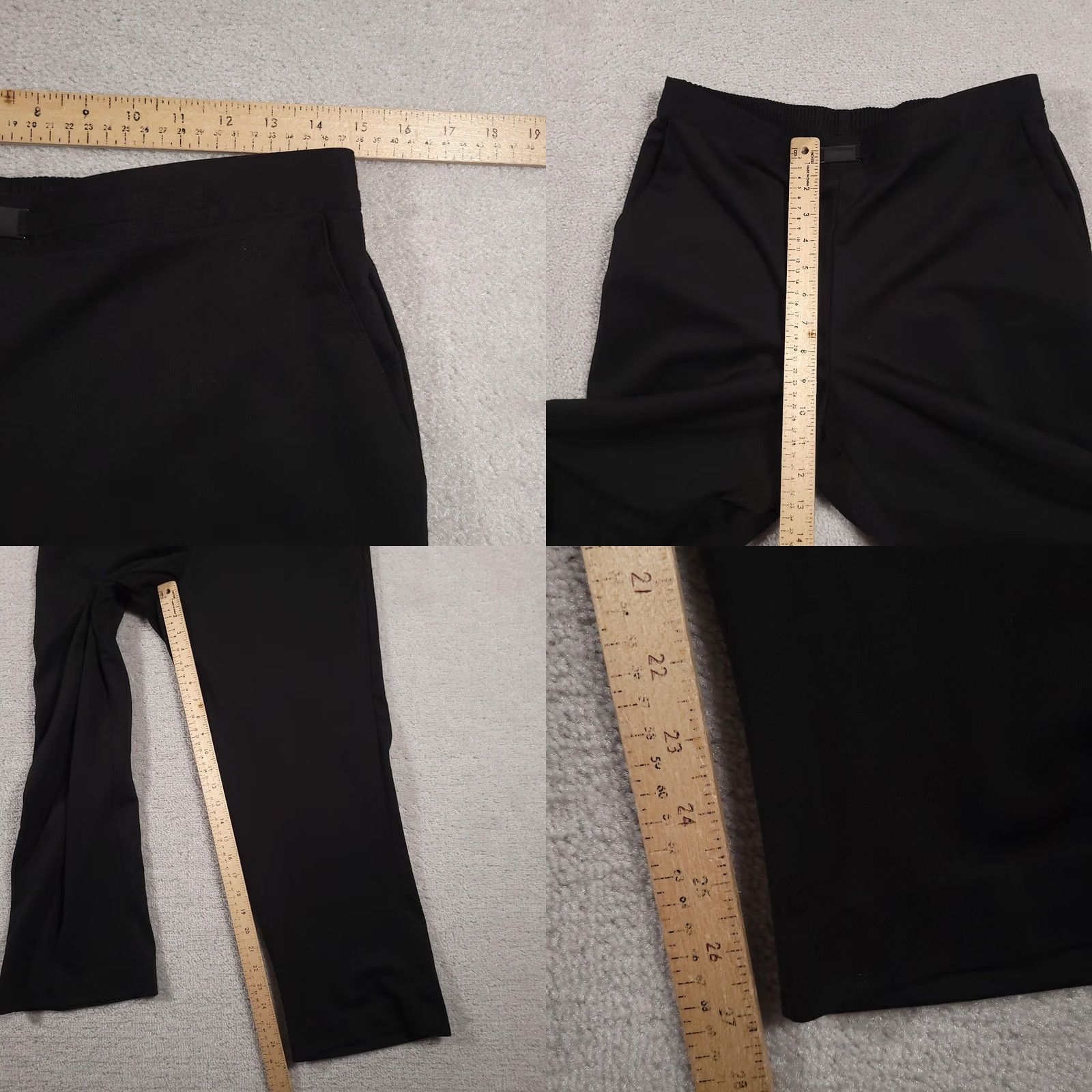 Vintage Alfred Dunner Pants Womens 12 Black Straight Leg Pull On Stretch Career Workwear Dress Pants Ladies Workwear Size 34" / US 12 / IT 48 - 8 Thumbnail