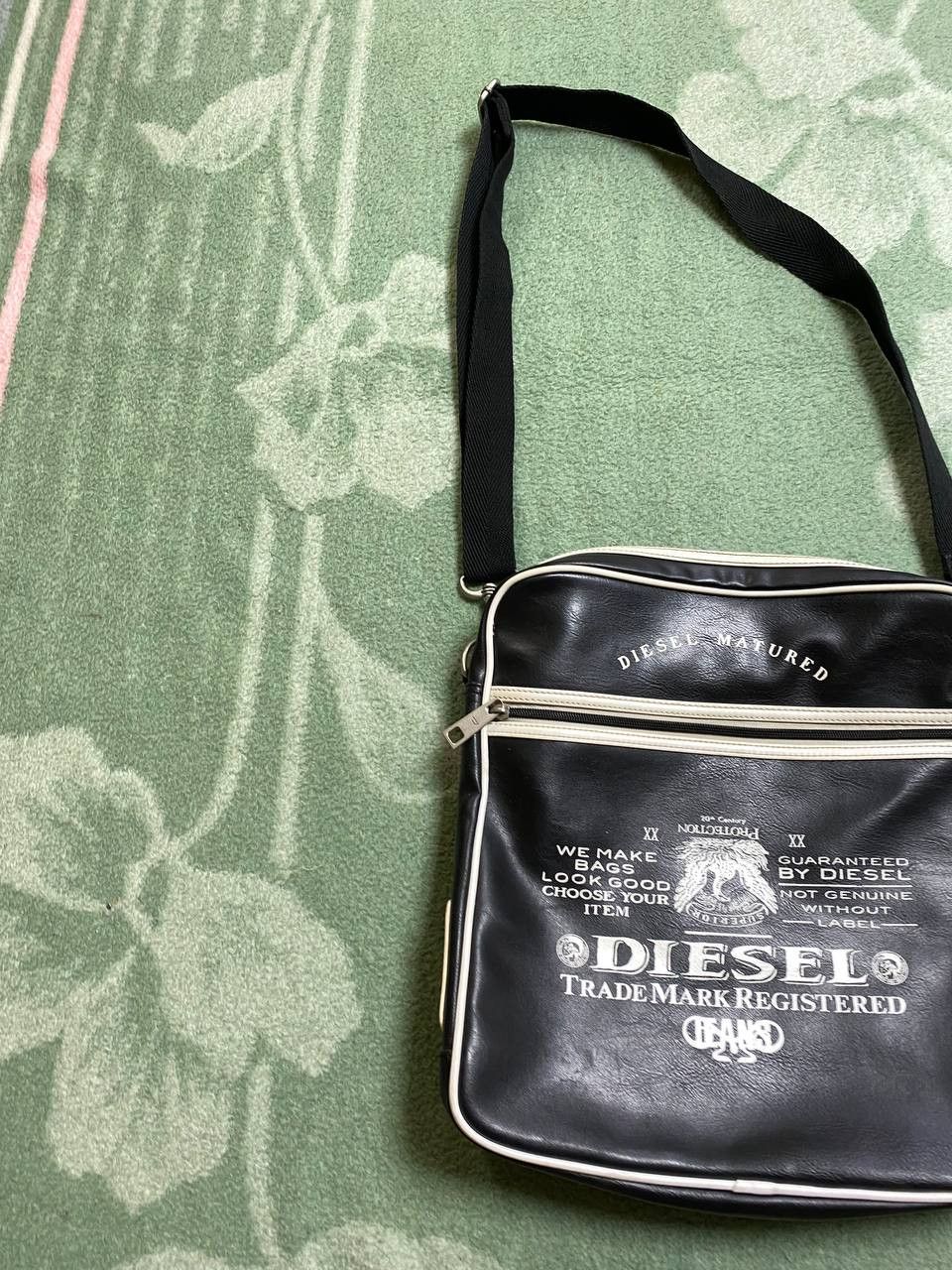Diesel Bags Diesel big logo black Vintage Streetwear Y2K Size ONE SIZE - 5 Thumbnail