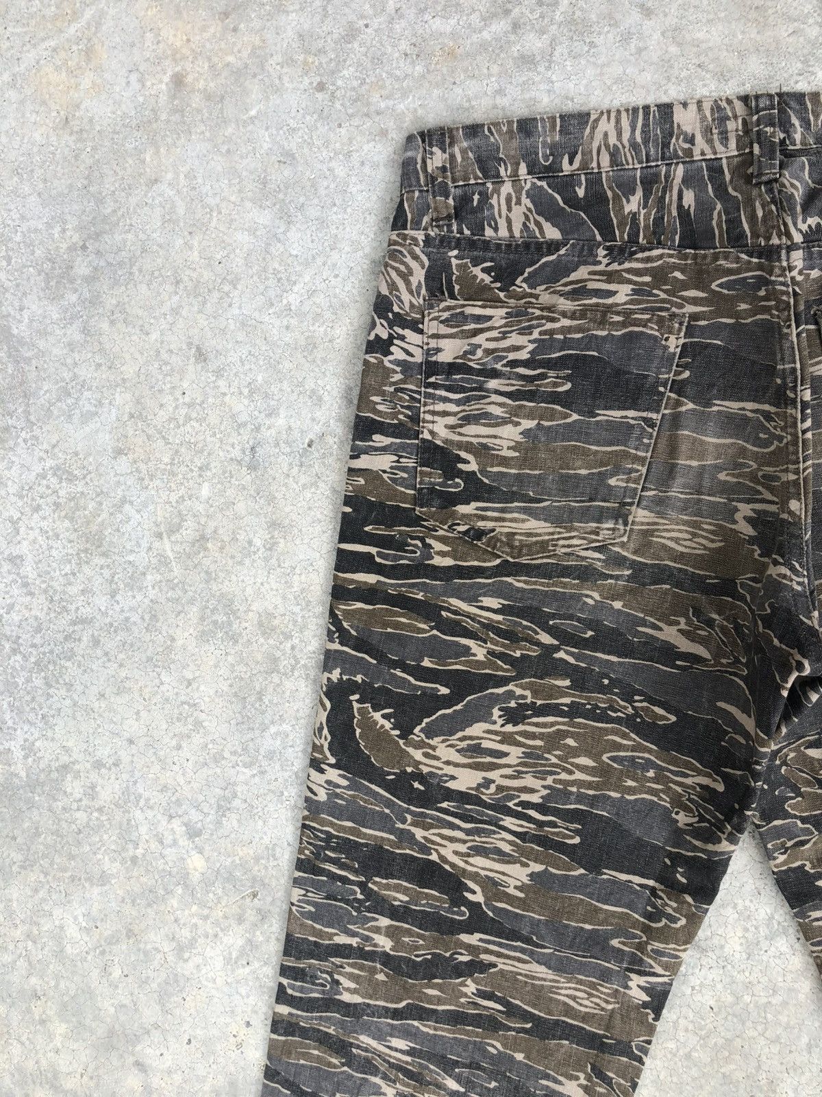 Hysteric Glamour Tiger Stripe Johnbull Fullprint Jeans Size US 33 - 9 Thumbnail