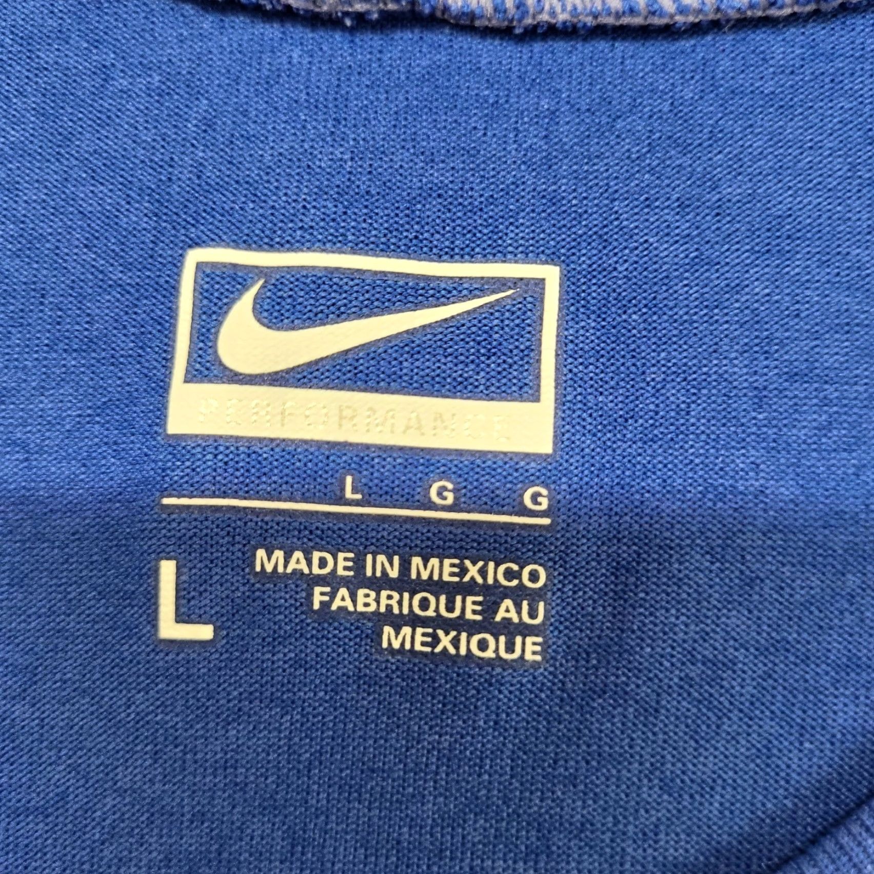 Nike Nike Shirt Mens Large Blue Sleeveless Dri-Fit Casual Outdoors Gym Workout Outdoor Cross Training Size US L / EU 52-54 / 3 - 7 Thumbnail