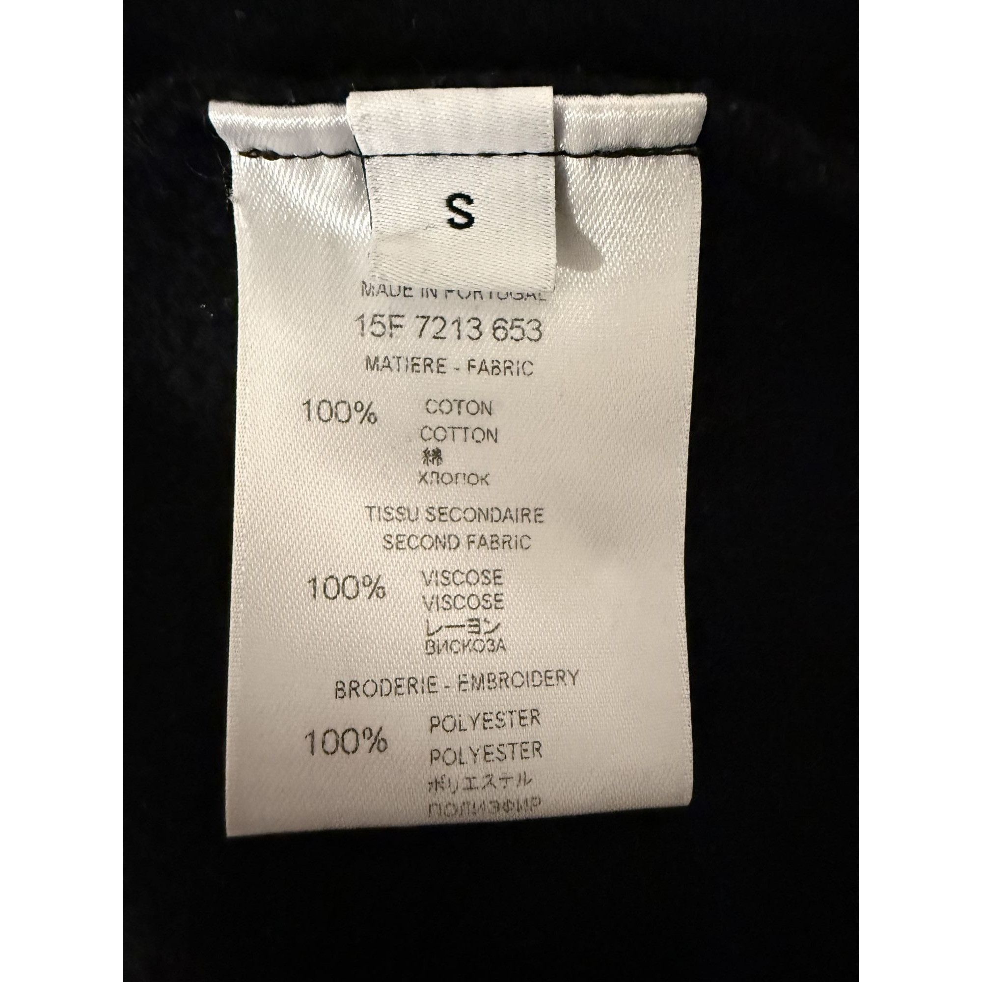 Givenchy Givenchy Black "Love" Hoodie S Cotton & Viscose Blend Size S / US 4 / IT 40 - 5 Thumbnail