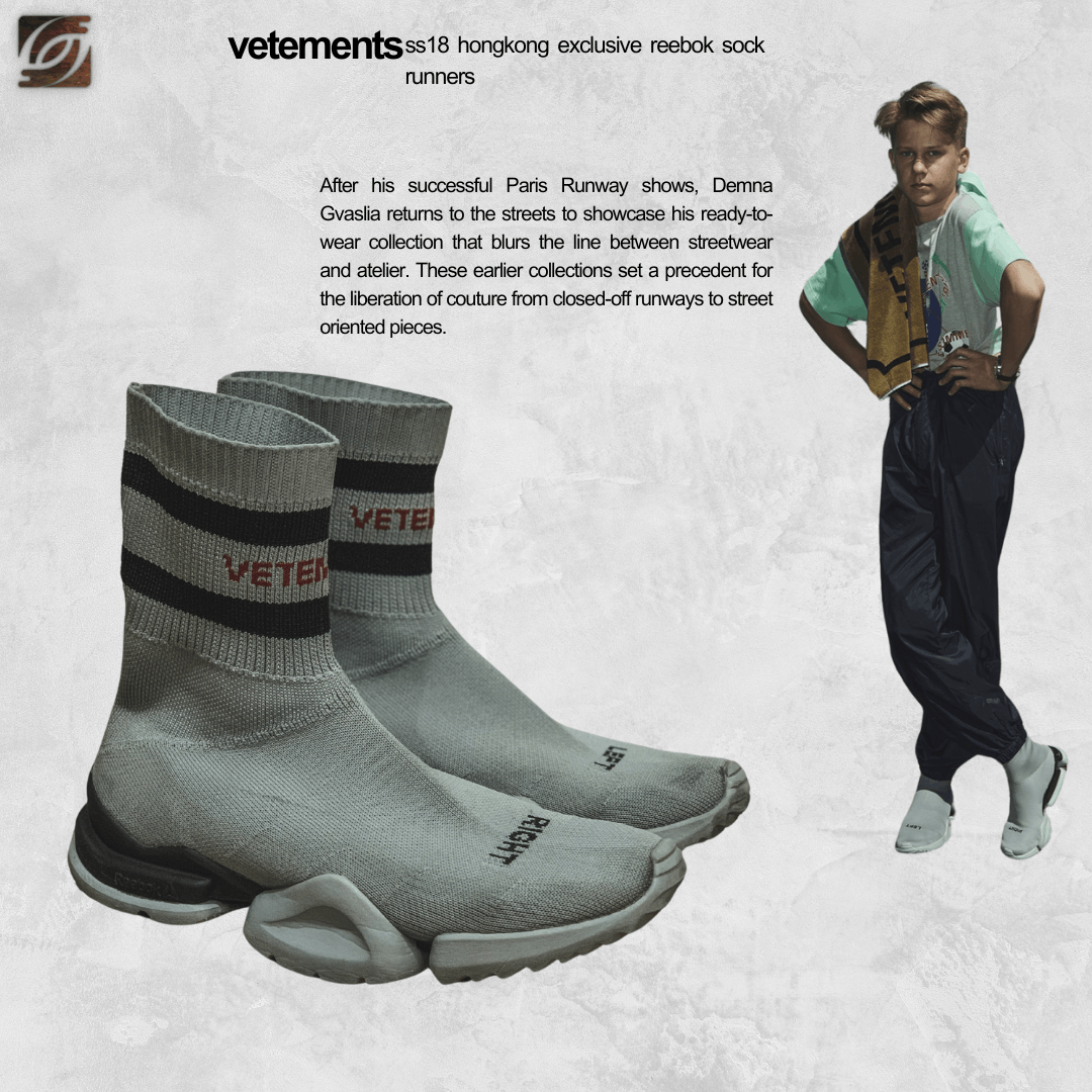 Vetements S S 2018 Hong Kong Exclusive for Reebok Sock Runners Grailed
