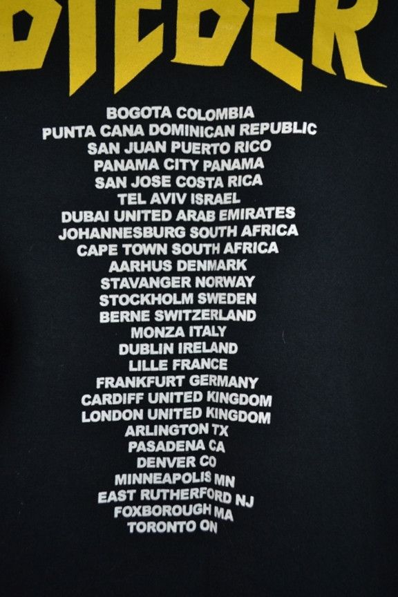 Band Tees × Justin Bieber RARE Justin Bieber Stadium Tour 2017 Longsleeve Size US M / EU 48-50 / 2 - 4 Thumbnail