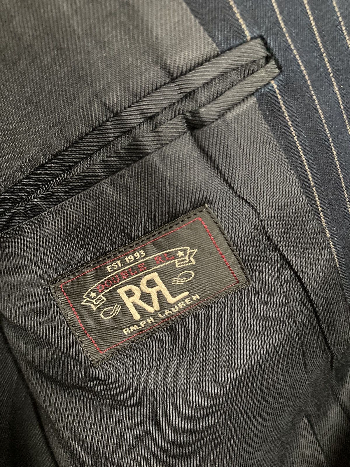 Polo Ralph Lauren RRL Double RL HBT Wabash Indigo Coat Blazers Size 38R - 2 Thumbnail