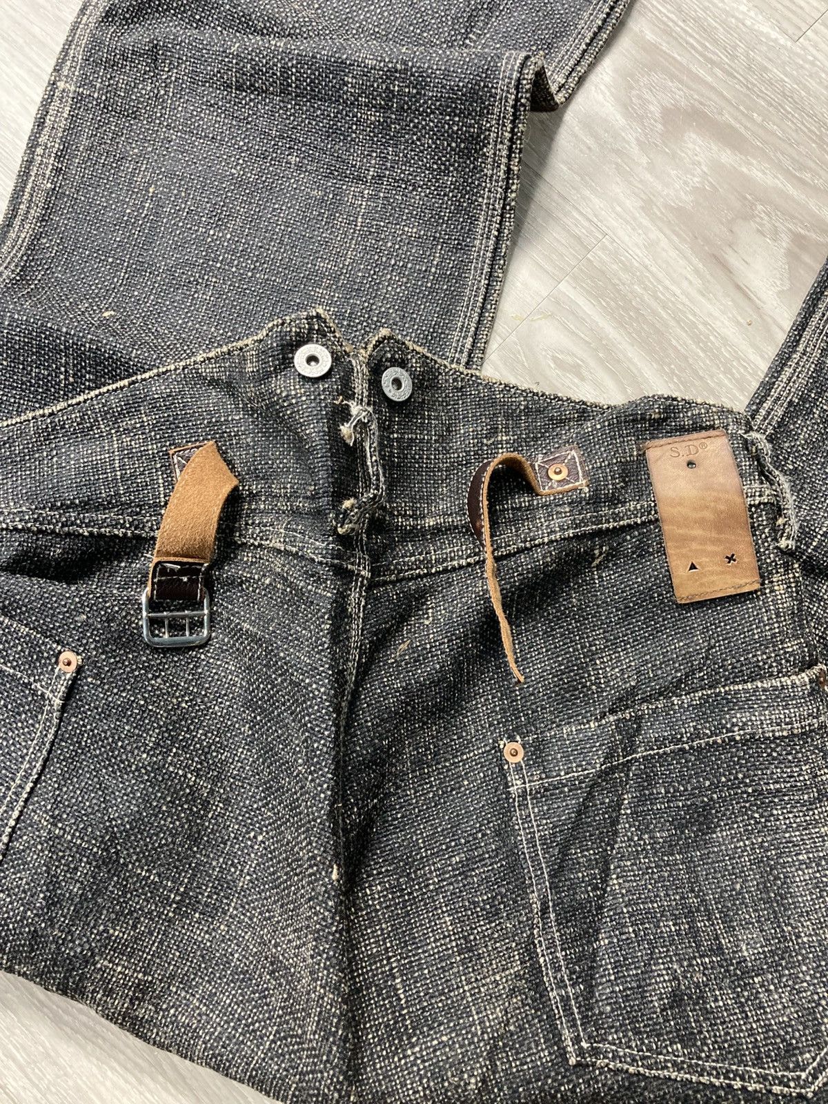 Studio D'Artisan Studio D Artisan Baggy Jeans Sack Material Made In Japan Size US 33 - 8 Thumbnail