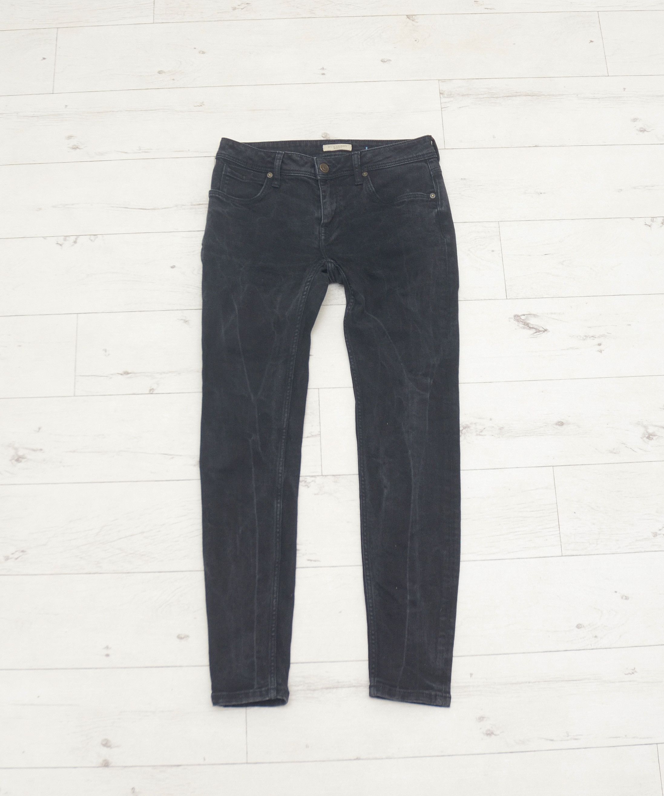 Burberry Burberry Brit Langley Skinny Ankle Deep Modal Jeans Y2K W29 Size 29" - 1 Thumbnail