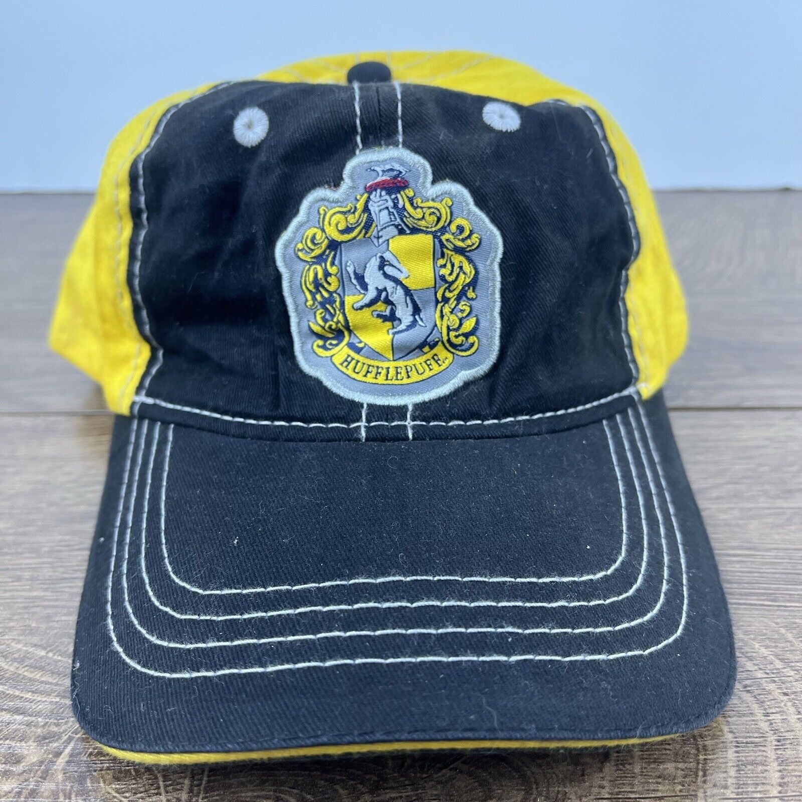 Other Hufflepuff Hat Harry Potter Snapback Hat Black Hat Adjustabl Size ONE SIZE - 2 Thumbnail