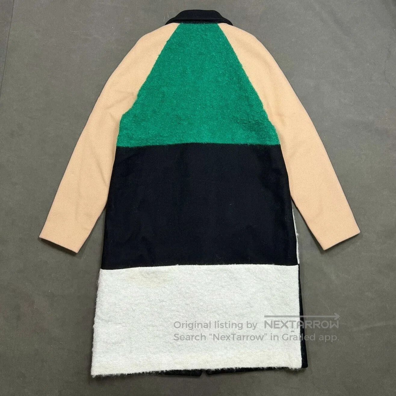 MSGM MSGM Women's Colorblock Wool Coat. Size S / US 4 / IT 40 - 2 Thumbnail