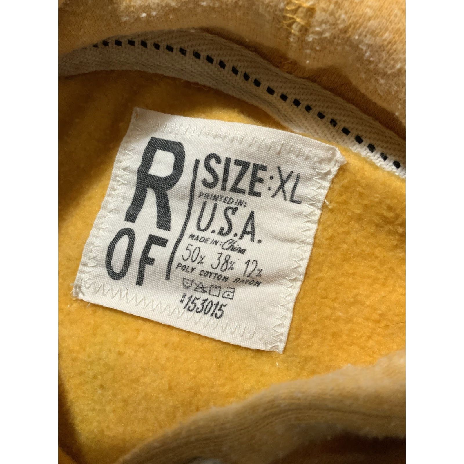Roots VINTAGE Roots Of Fight Muhammad Ali Float Like Butterfly Sting Like Bee Boxing Hoodie XL Yellow Mens Size US XL / EU 56 / 4 - 5 Thumbnail
