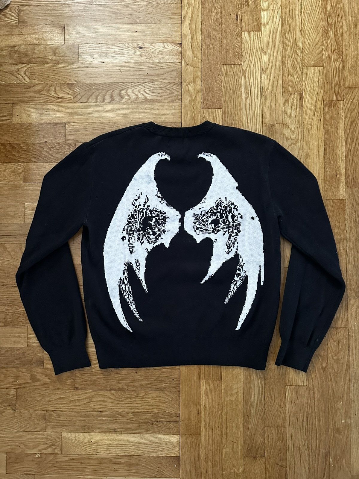 Other Vintage Punk Sweater – Black Knit Size US M / EU 48-50 / 2 - 2 Thumbnail