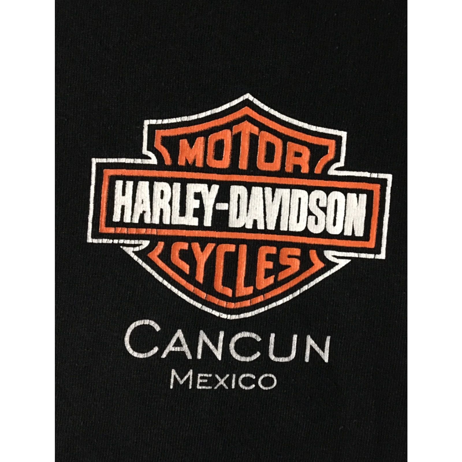 Harley Davidson VINTAGE Harley-Davidson Shirt M Mexico Eagle Harley-Davidson Cancun Black 90s Grunge Biker Punk Graphic Tee Men Shirts Size US M / EU 48-50 / 2 - 4 Thumbnail