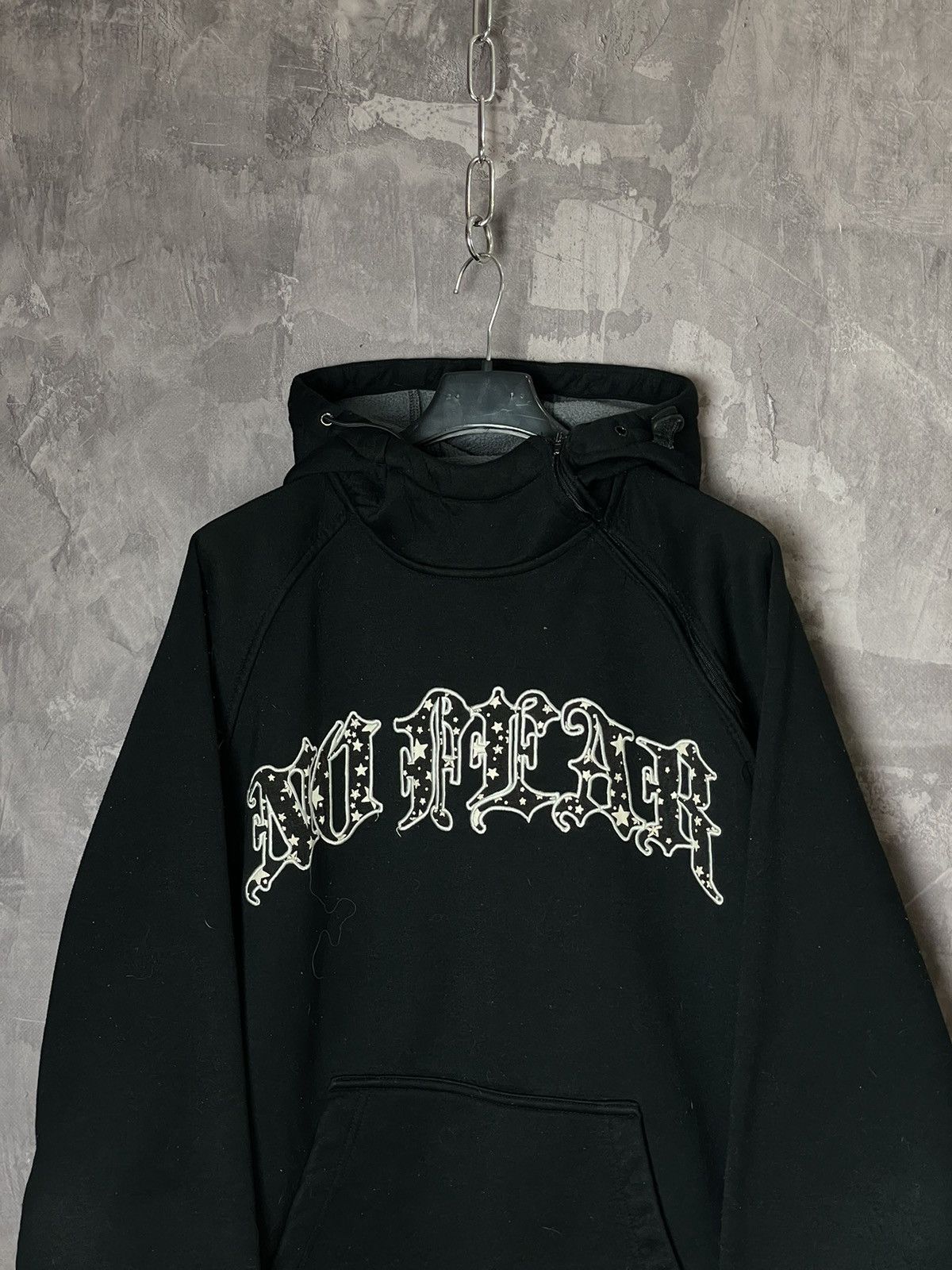 No Fear × Vintage Rare Vintage 90s No Fear Spellout logo Hoodie Size US XL / EU 56 / 4 - 2 Thumbnail
