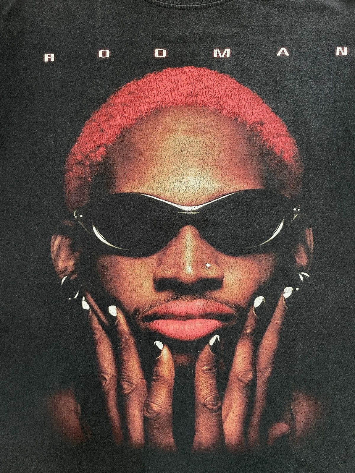 Vintage Vintage Boot Dennis Rodman 90s T-Shirt Size US L / EU 52-54 / 3 - 9 Thumbnail