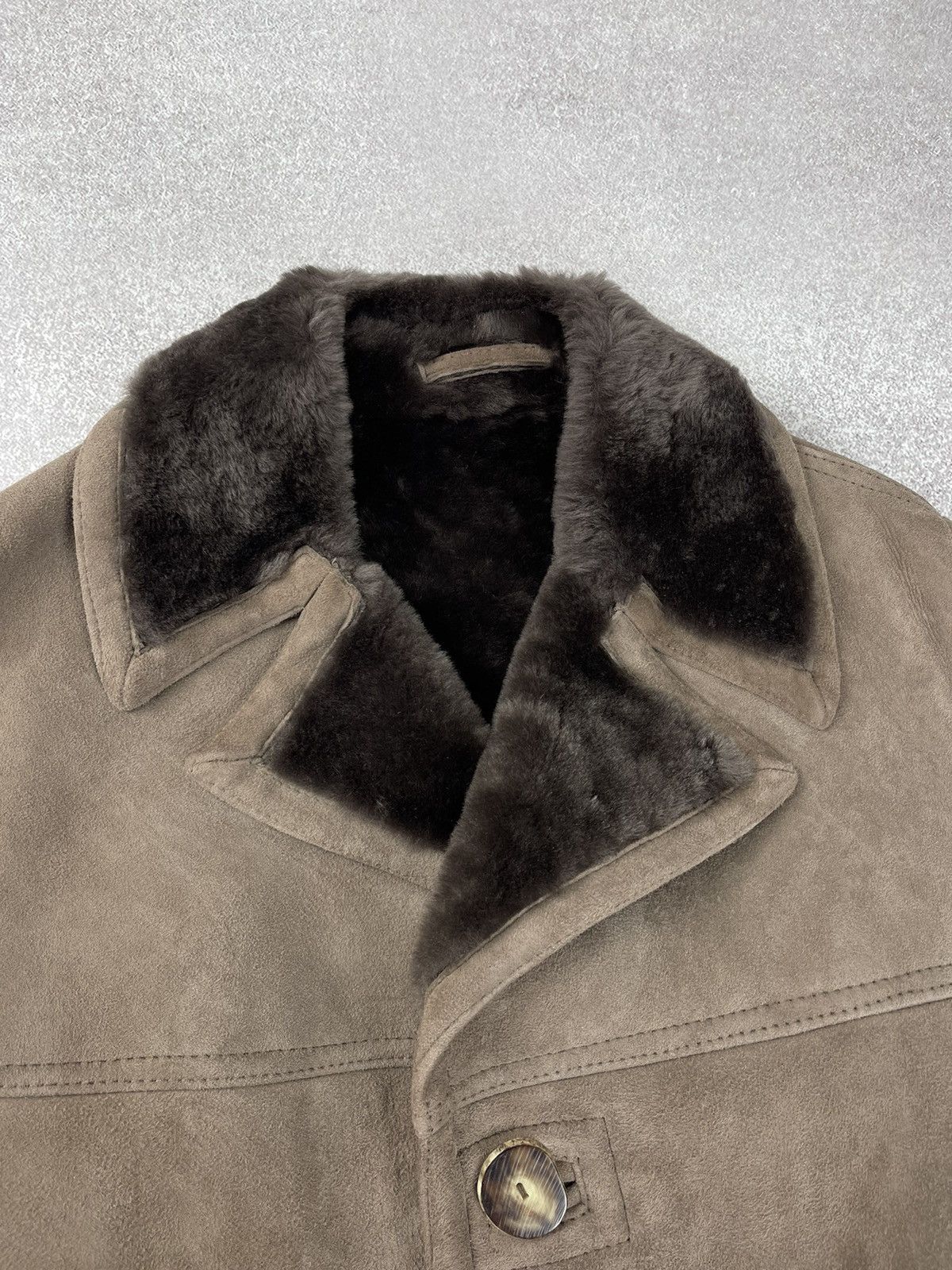 Sawyer of Napa Sawyer Of Napa Suede Suede Sheepskin Western Rancher Jacket Size US M / EU 48-50 / 2 - 7 Thumbnail