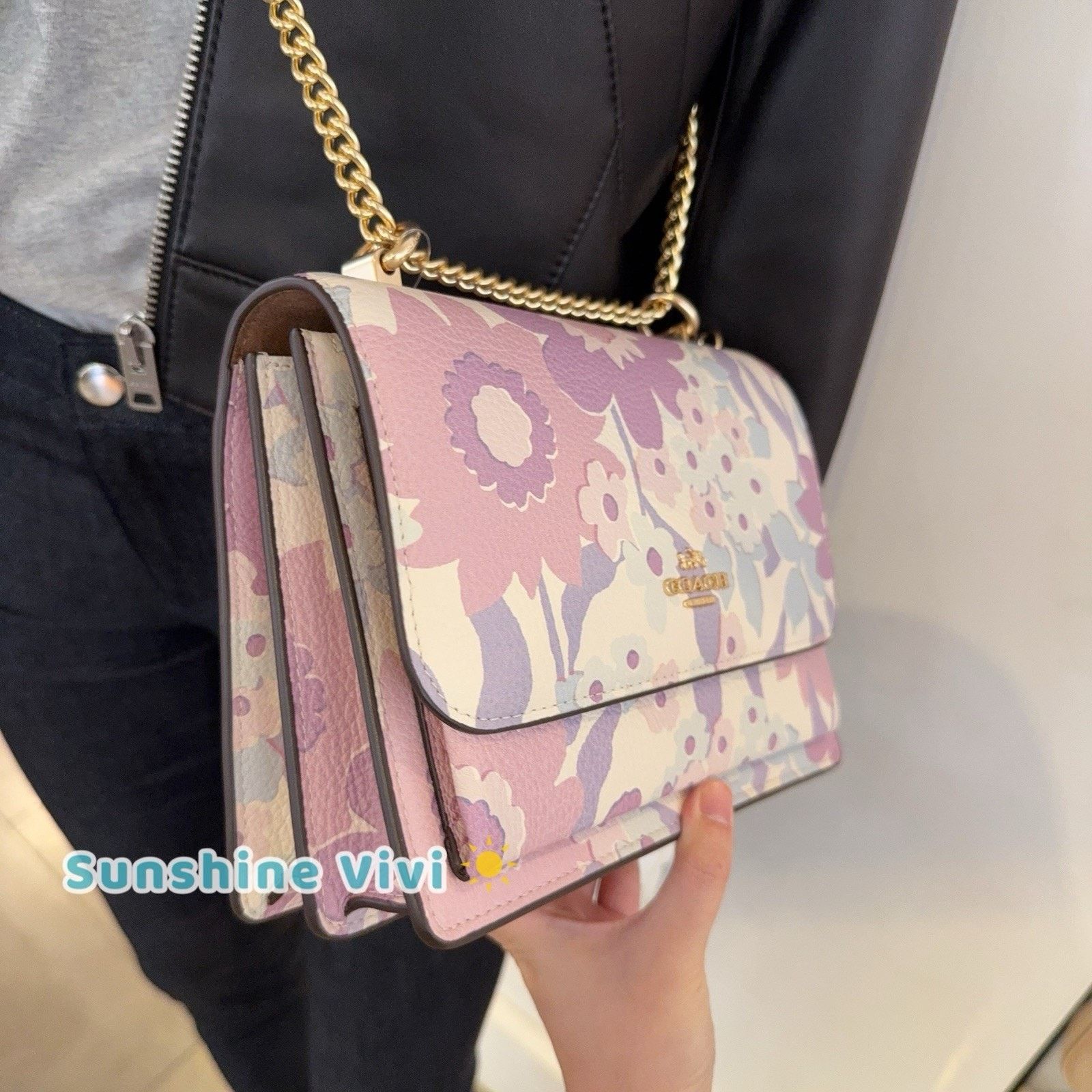 Coach NWT Coach CBM06 Klare Crossbody Bag Floral Gold/Ivory Multi Size ONE SIZE - 2 Thumbnail