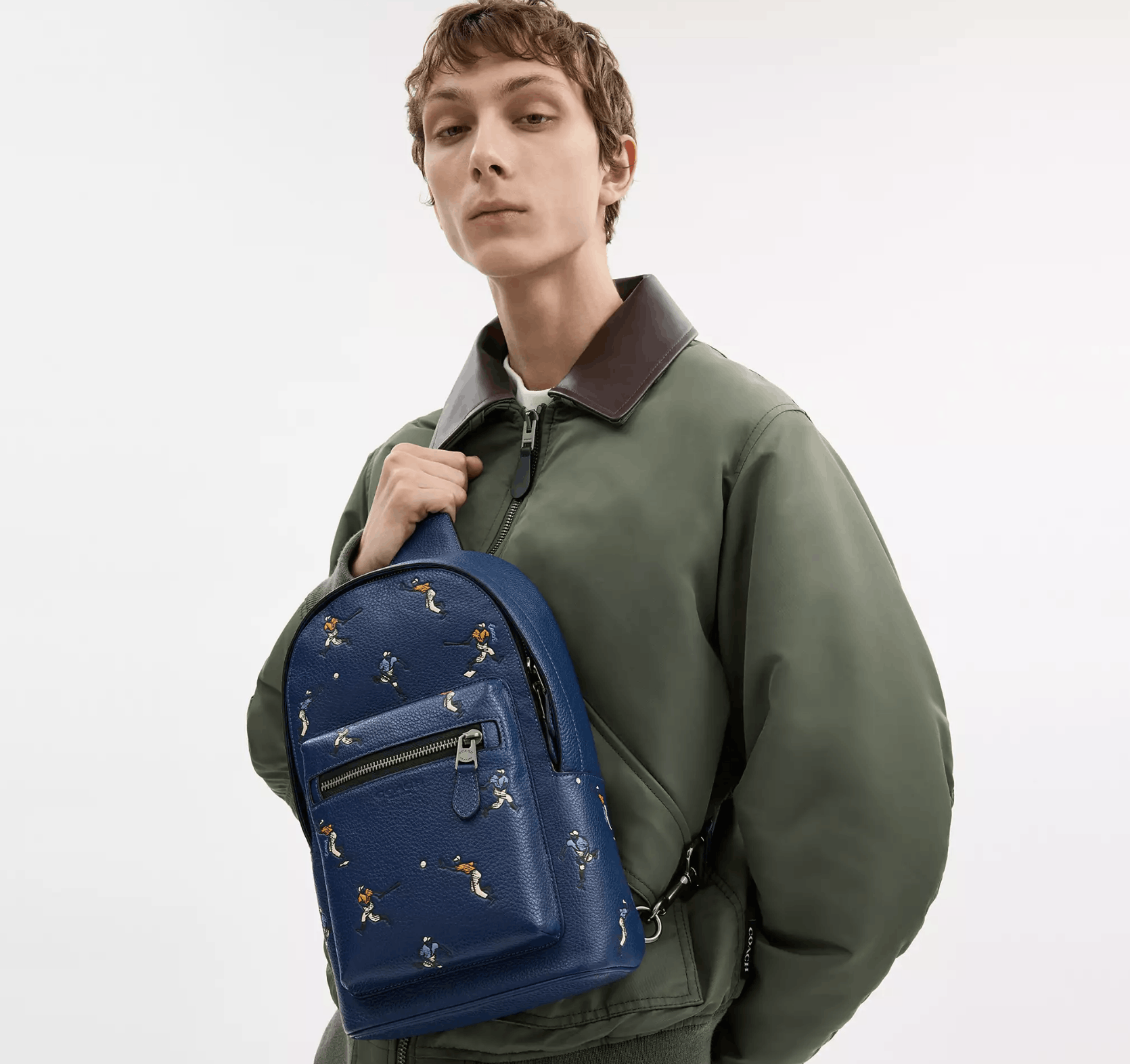 Coach West Pack With Baseball Print CAX48 Size ONE SIZE - 7 Thumbnail