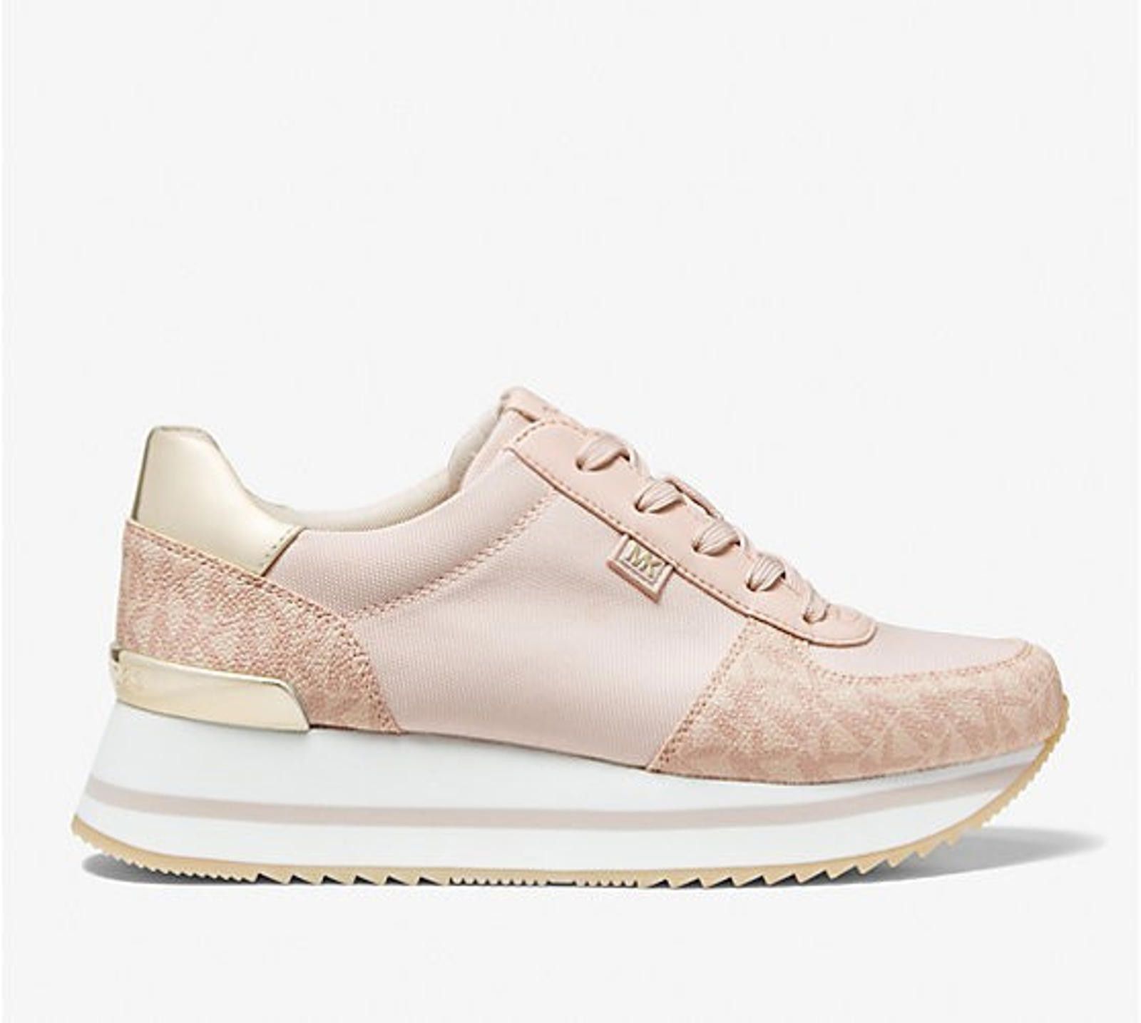 Michael Kors Michael Kors Monique Trainer Ballet Metallic Textile Lace-Up Size US 7.5 / IT 37.5 - 1 Thumbnail