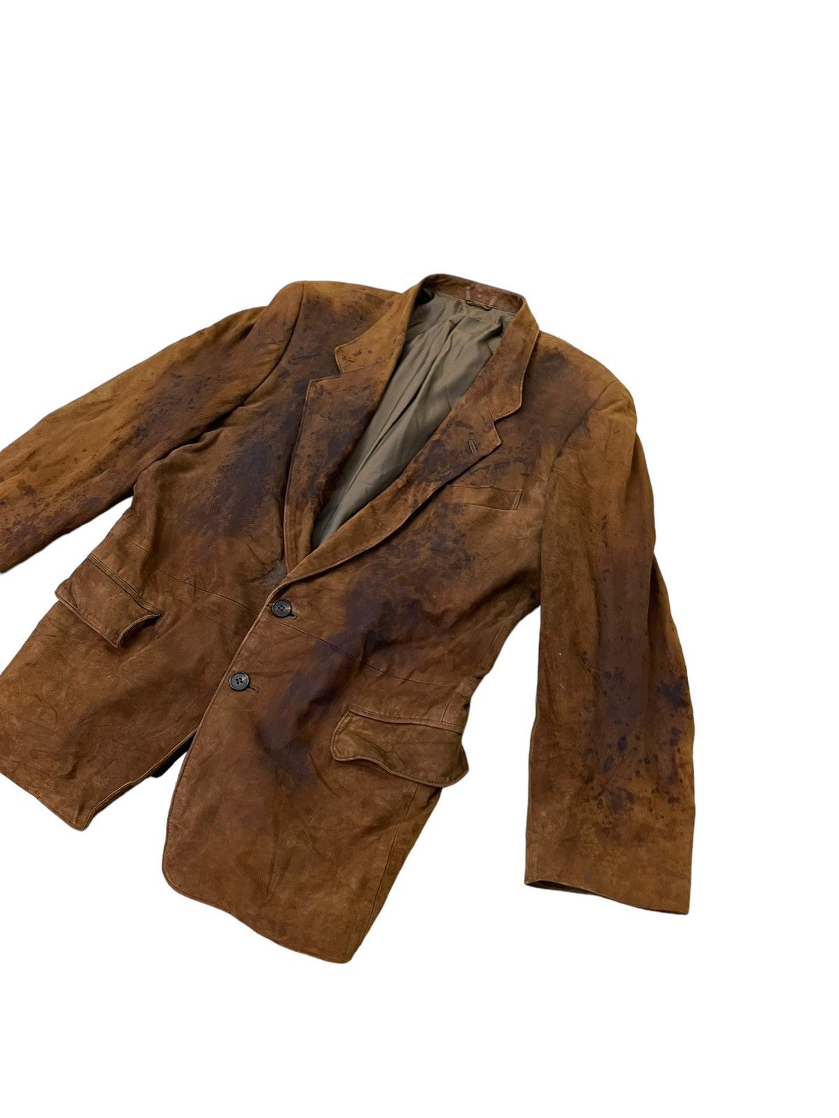 Christian Dior Monsieur Sheepskin Leather Blazer Christian Dior Vtg 90s 5🟩5 Size US L / EU 52-54 / 3 - 6 Thumbnail