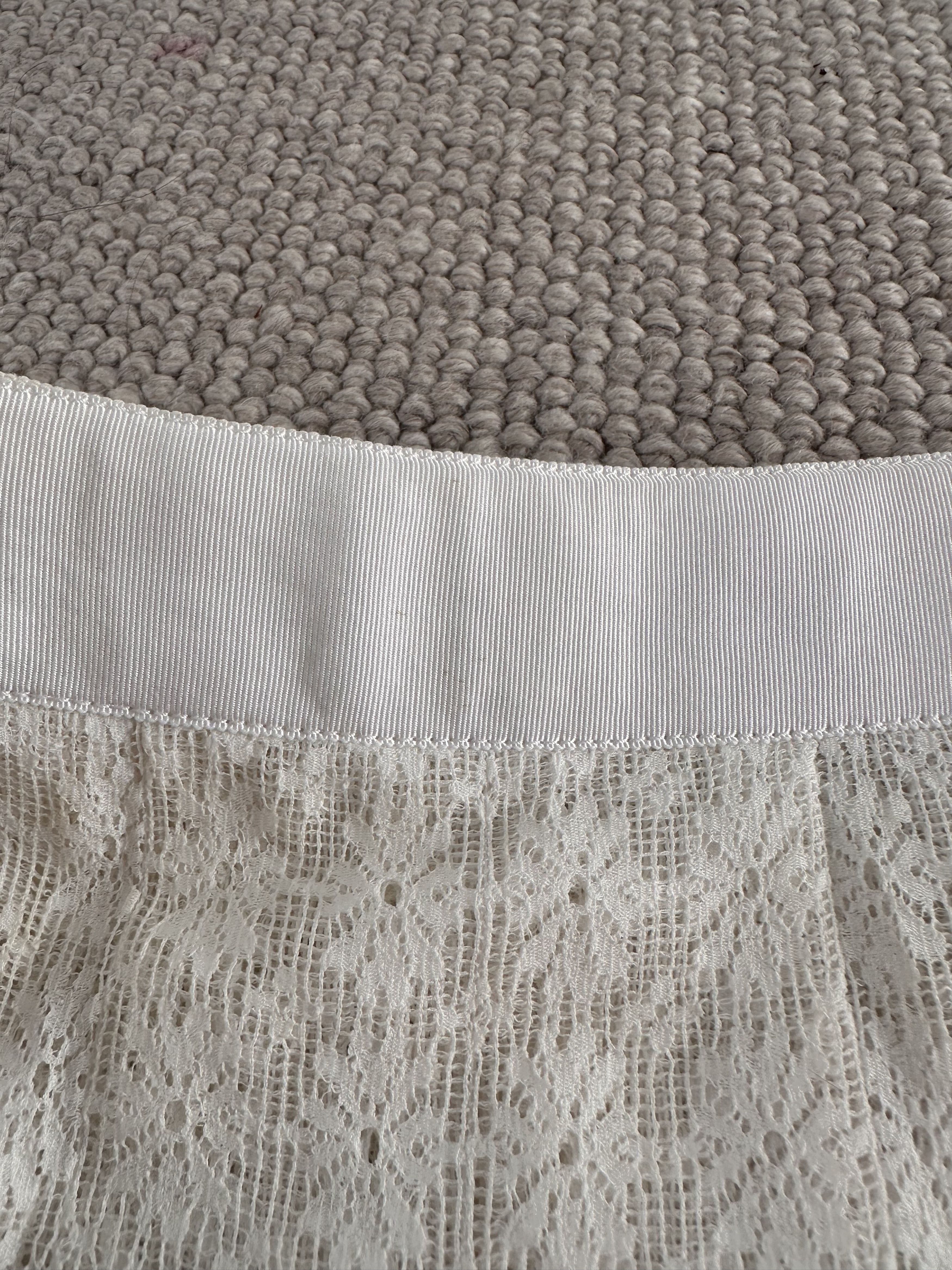 Chanel CHANEL off-white floral lace skirt Size 27" / US 4 / IT 40 - 5 Thumbnail