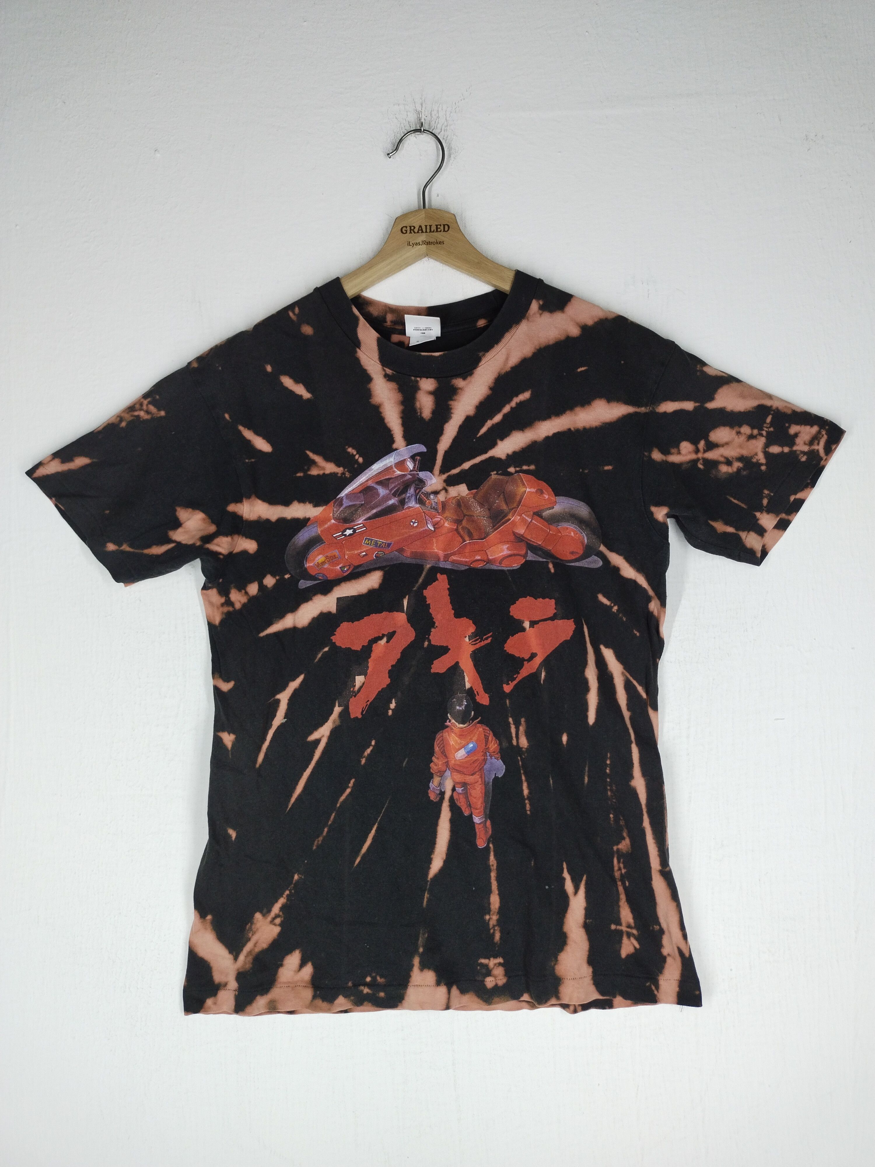 Japanese Brand × Vintage Vtg Akira Tie Die Bootleg Tee Size US M / EU 48-50 / 2 - 1 Thumbnail