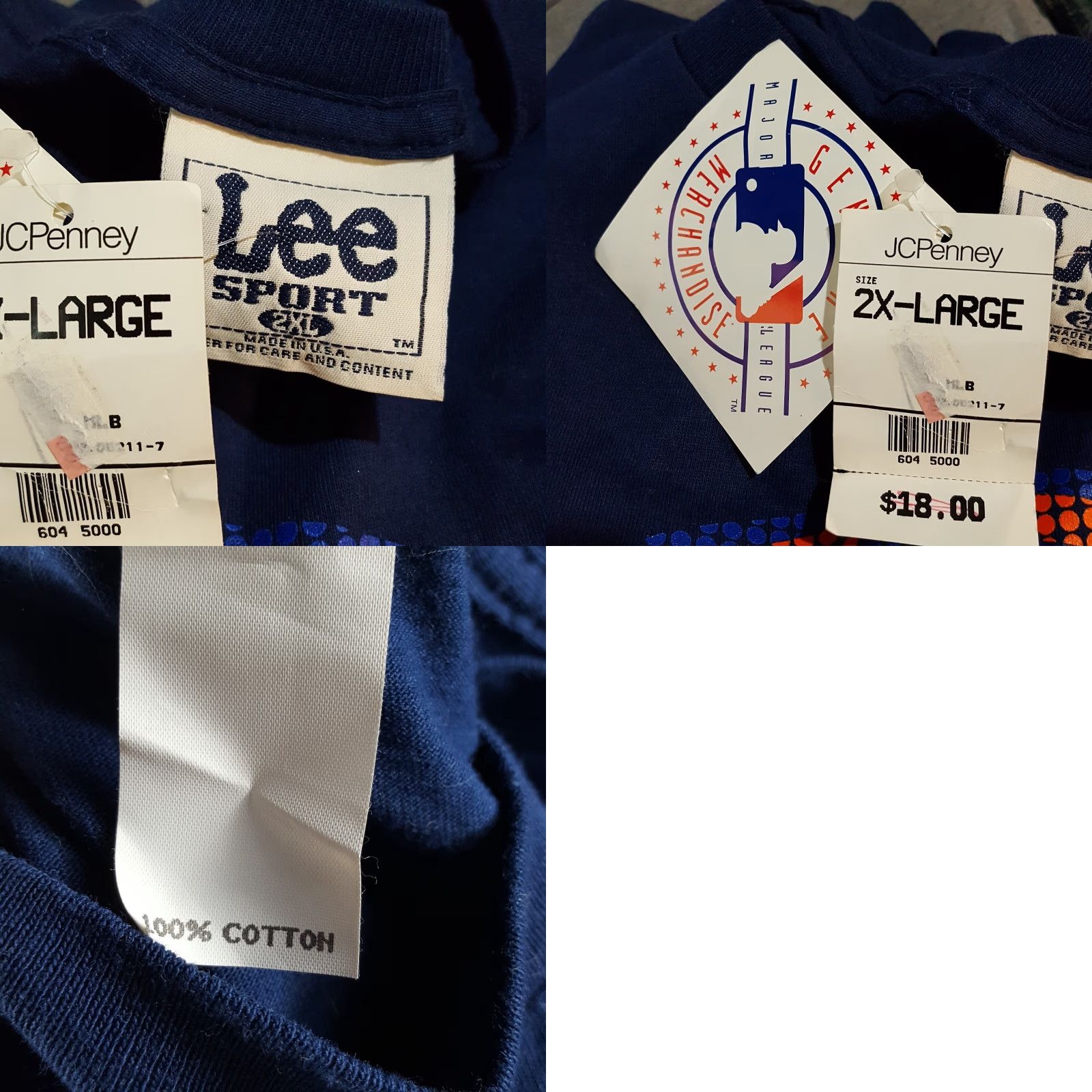 MLB VINTAGE New York Yankees Baseball T-Shirt Men 2XL MLB Retro Sports Cotton Blue Short Sleeve Size US XXL / EU 58 / 5 - 8 Thumbnail