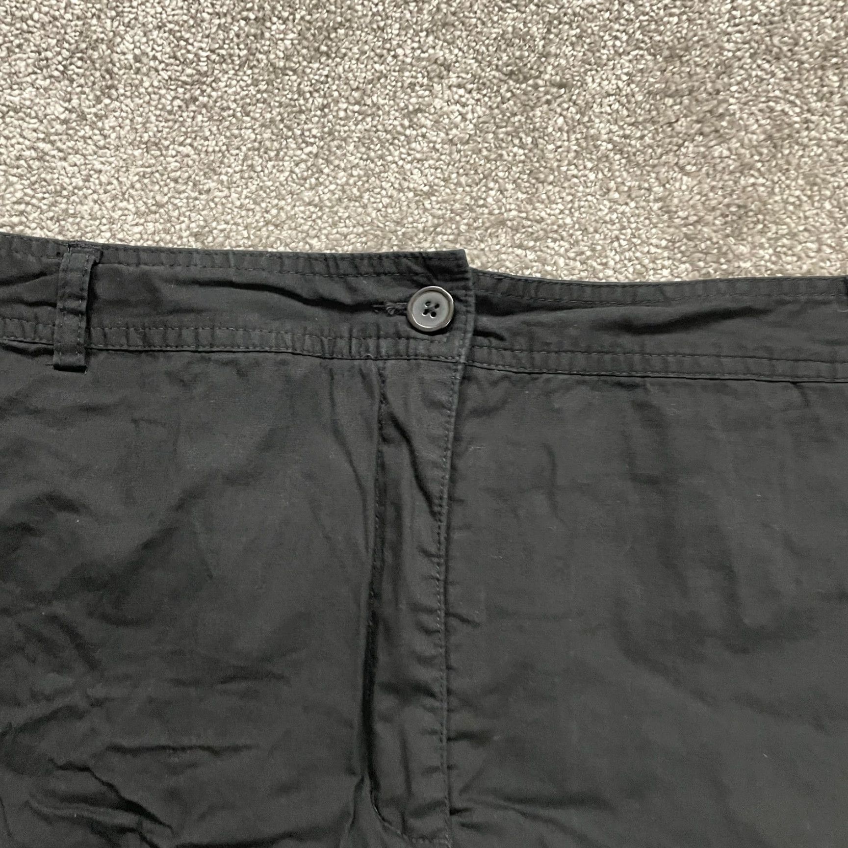 Vintage White Stag Skort Womens Plus 22W Black Cotton Pockets Solid Casual Outdoor Mini Size 40" / US 18 - 3 Thumbnail