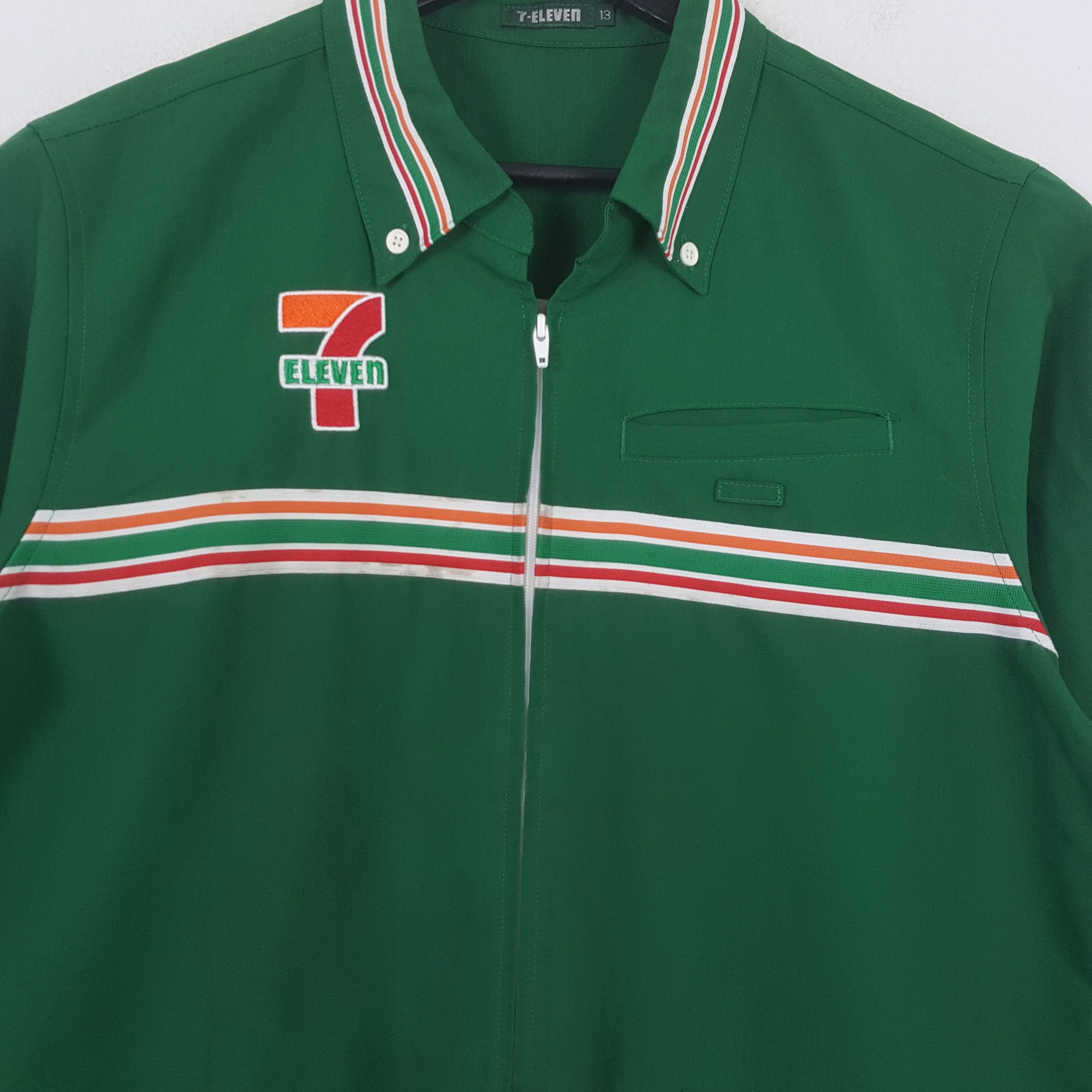 Vintage 7 ELEVEN Japanese Workers Uniform Jacket C285N7 Size US M / EU 48-50 / 2 - 4 Thumbnail