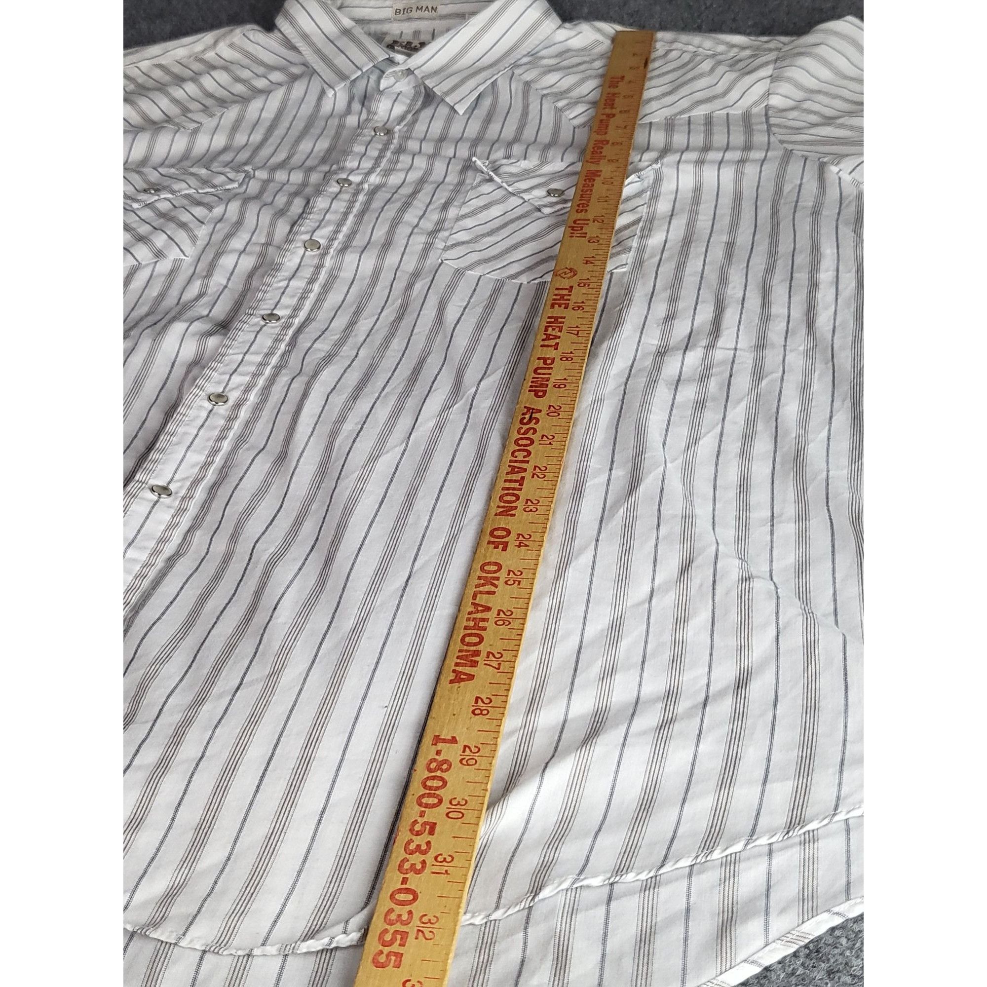 Western Rise Ely Cattleman Pearl Snap Button Down Shirt Men Sz 3XL Big St Size US XXL / EU 58 / 5 - 4 Thumbnail