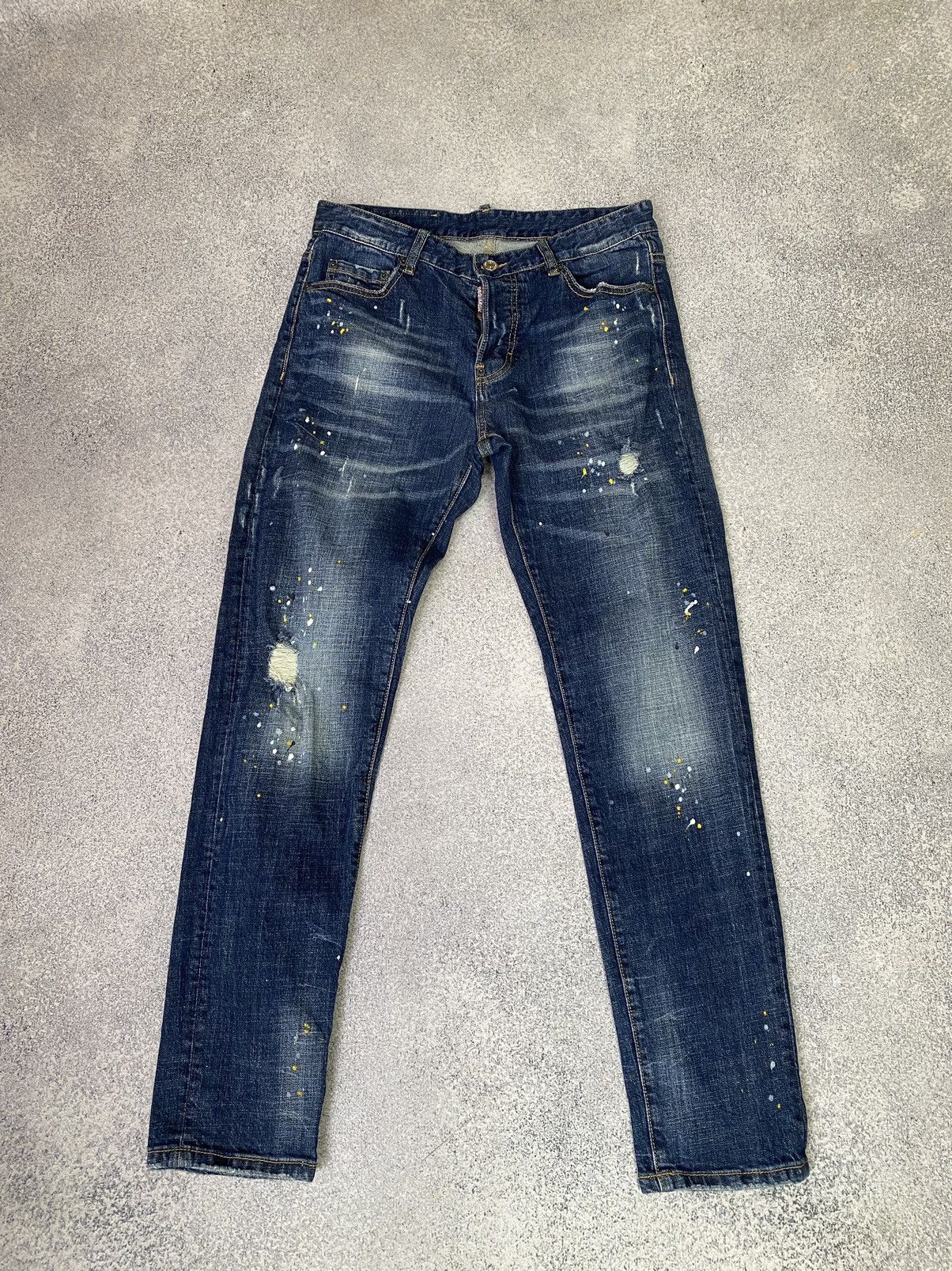 Designer × Dsquared2 × Vintage Vintage Dsquared2 Denim Blue Luxury Jeans Size US 32 / EU 48 - 2 Thumbnail