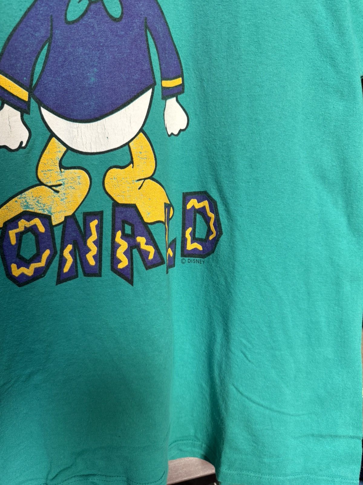 Disney × Vintage Vintage 90s Donald Duck Cartton made in USA t-shirt Y2K Hype Size US L / EU 52-54 / 3 - 6 Thumbnail