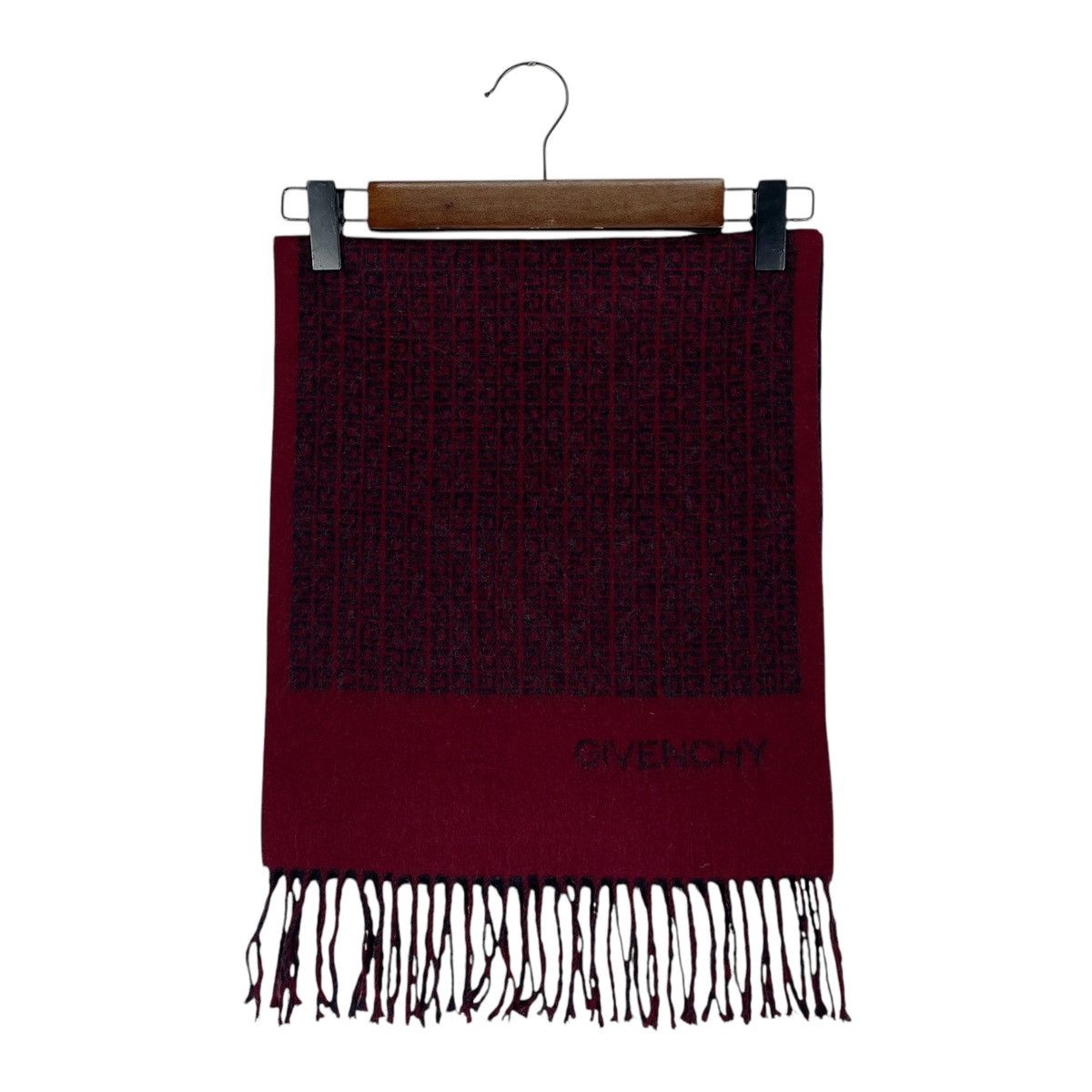 Givenchy × Vintage Vintage Givenchy Japan Cashmere Scarf Muffler Size ONE SIZE - 2 Thumbnail