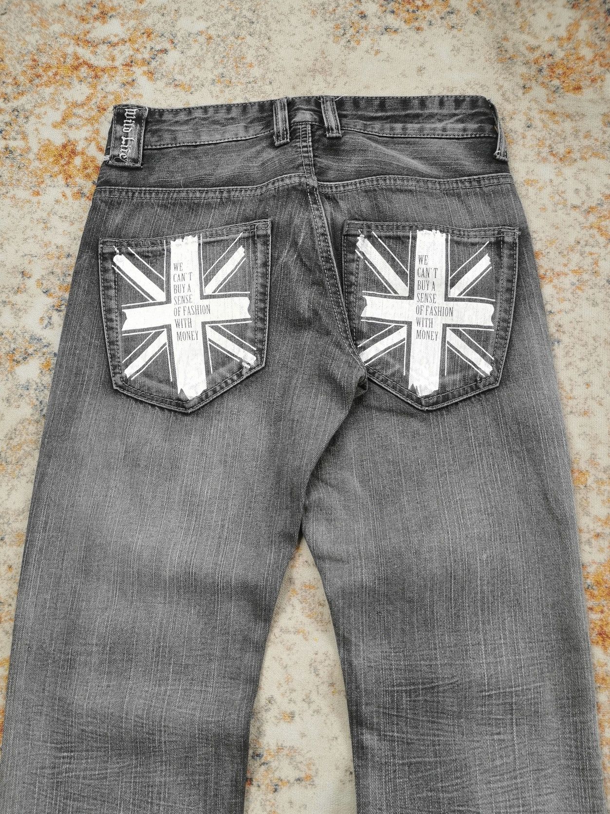 Hysteric Glamour × Vintage Wild Life Britain Printed Pocket Jeans (LG99) Size US 28 / EU 44 - 4 Thumbnail