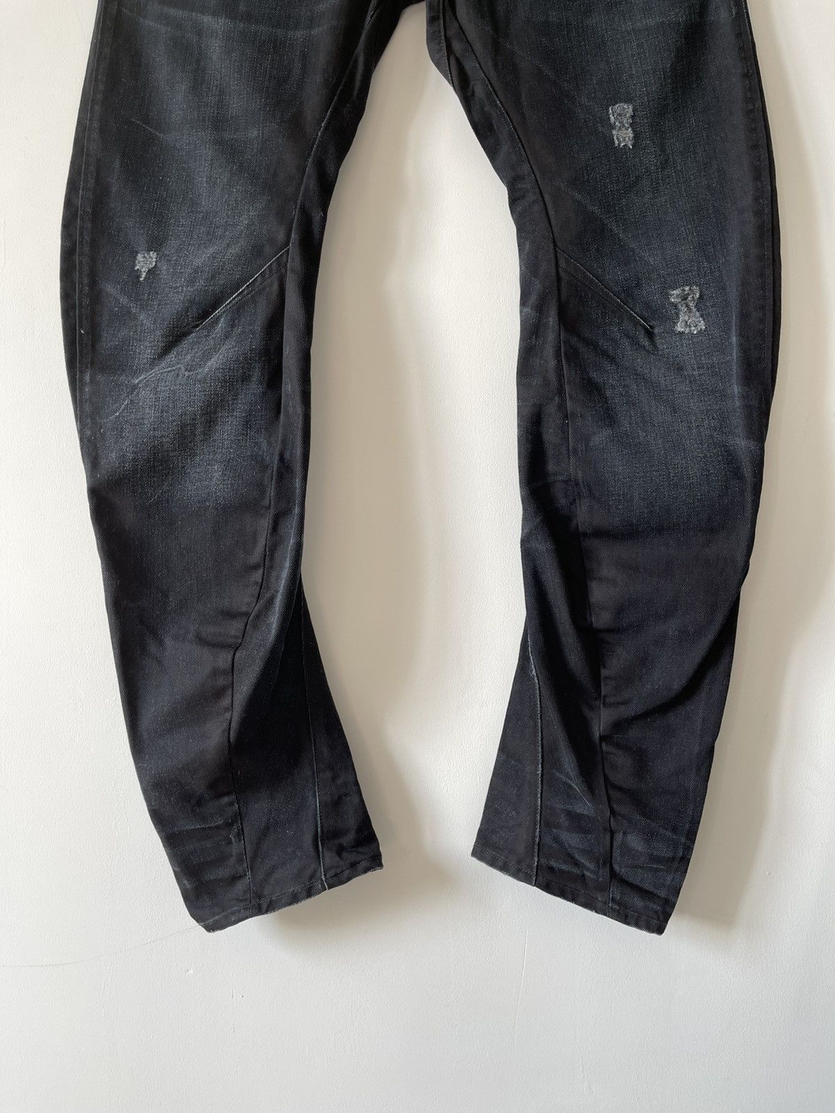 G-Star G-Star Raw Arc 3D Slim Faded Whiskers Stretch Denim Jeans Size US 32 / EU 48 - 4 Thumbnail
