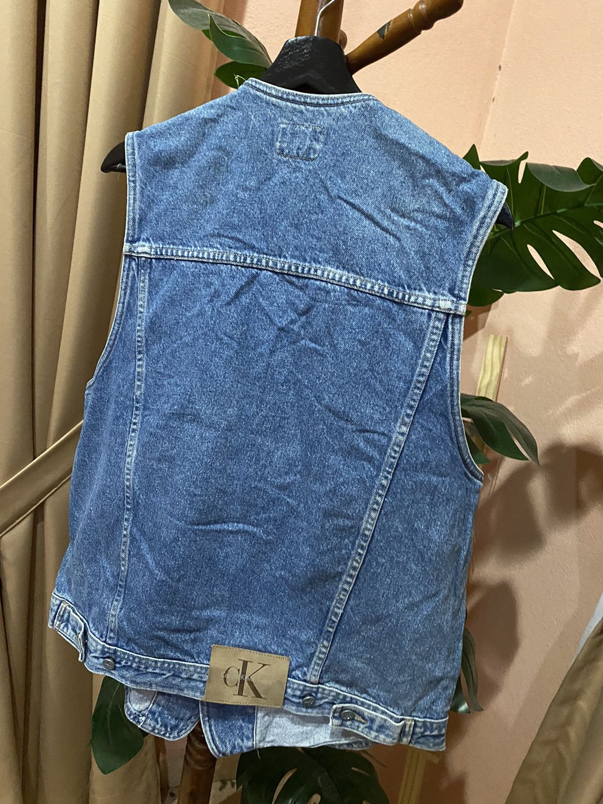 Calvin Klein Calvin Klein Denim Vest – Classic Vintage CK Jean Style Size US M / EU 48-50 / 2 - 9 Thumbnail