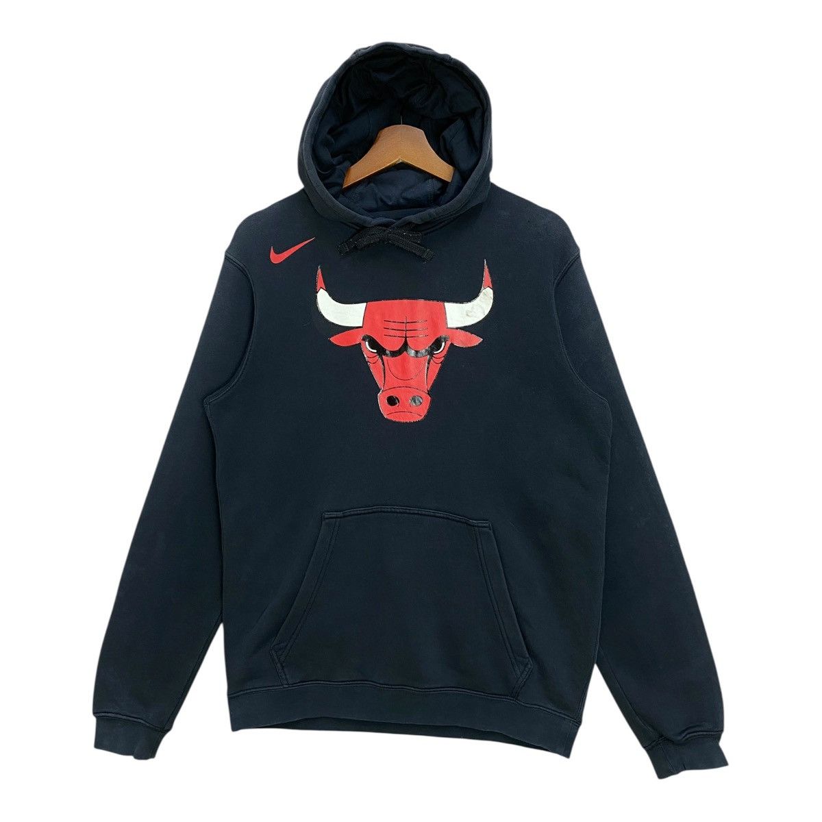 NBA Vintage Nike X Chicago Bulls NBA Hoodie Big Logo Size M Size US M / EU 48-50 / 2 - 1 Thumbnail