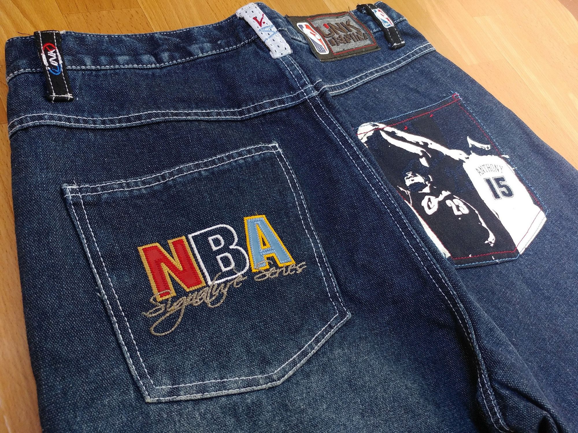 NBA NBA jeans, vintage UNK basketball, Cleveland Cavaliers W 32 Size US 32 / EU 48 - 4 Thumbnail